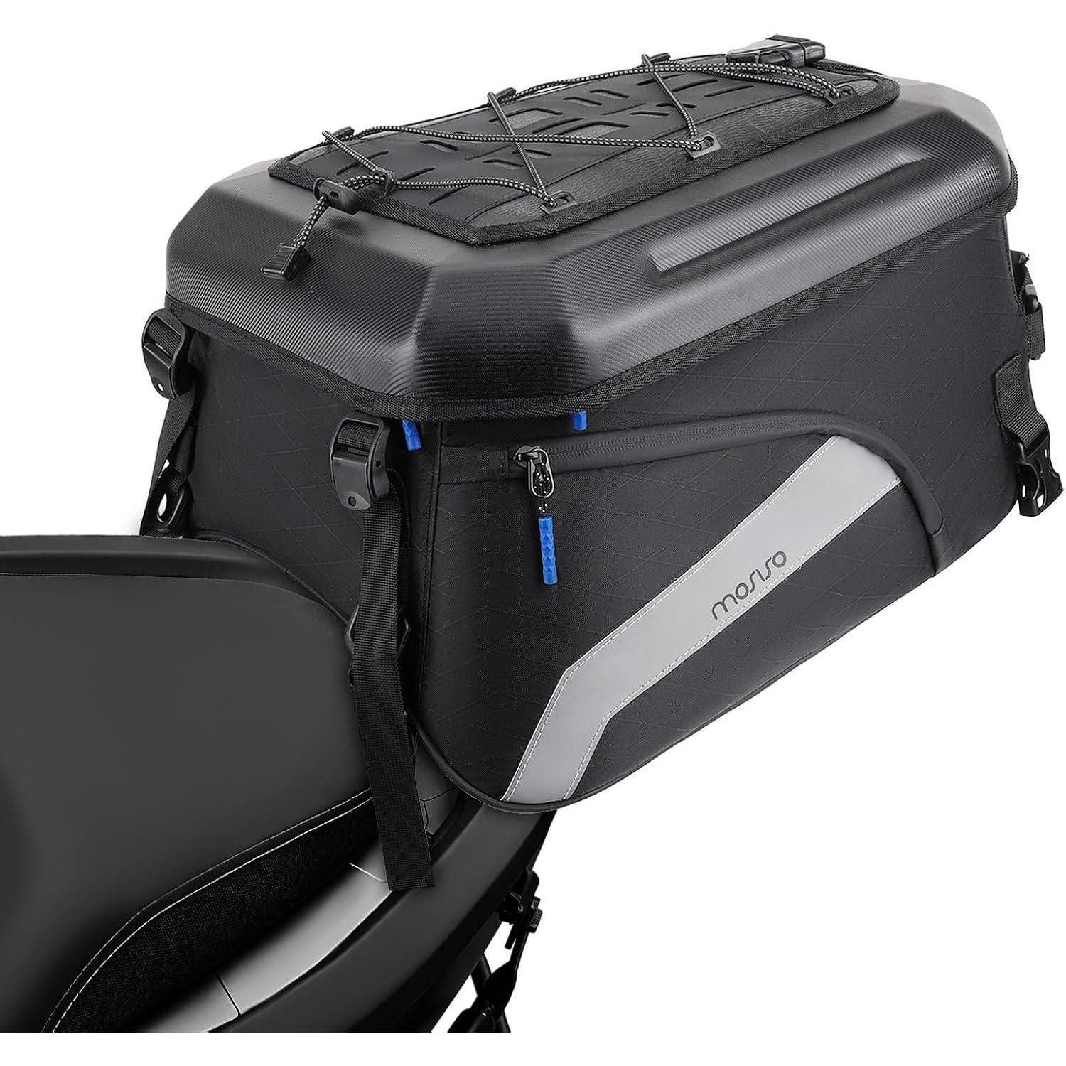LuxusKollektion Rucksack Motorrad Hecktasche 25-35L Rucksack wasserdicht Reflexstreifen
