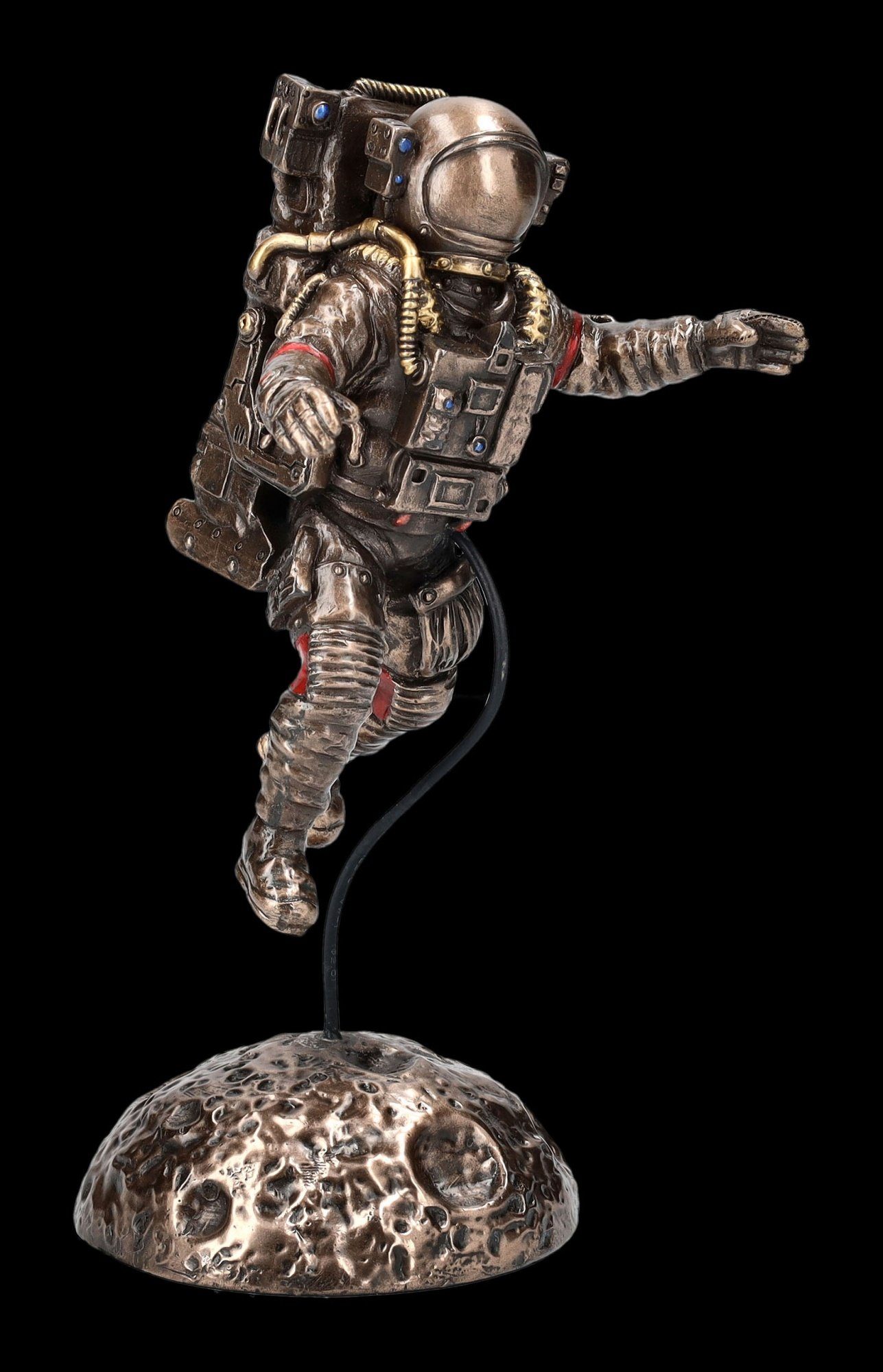 Figuren Shop GmbH Dekofigur Astronauten Figur auf Mond - Veronese - Weltall Raumfahrt