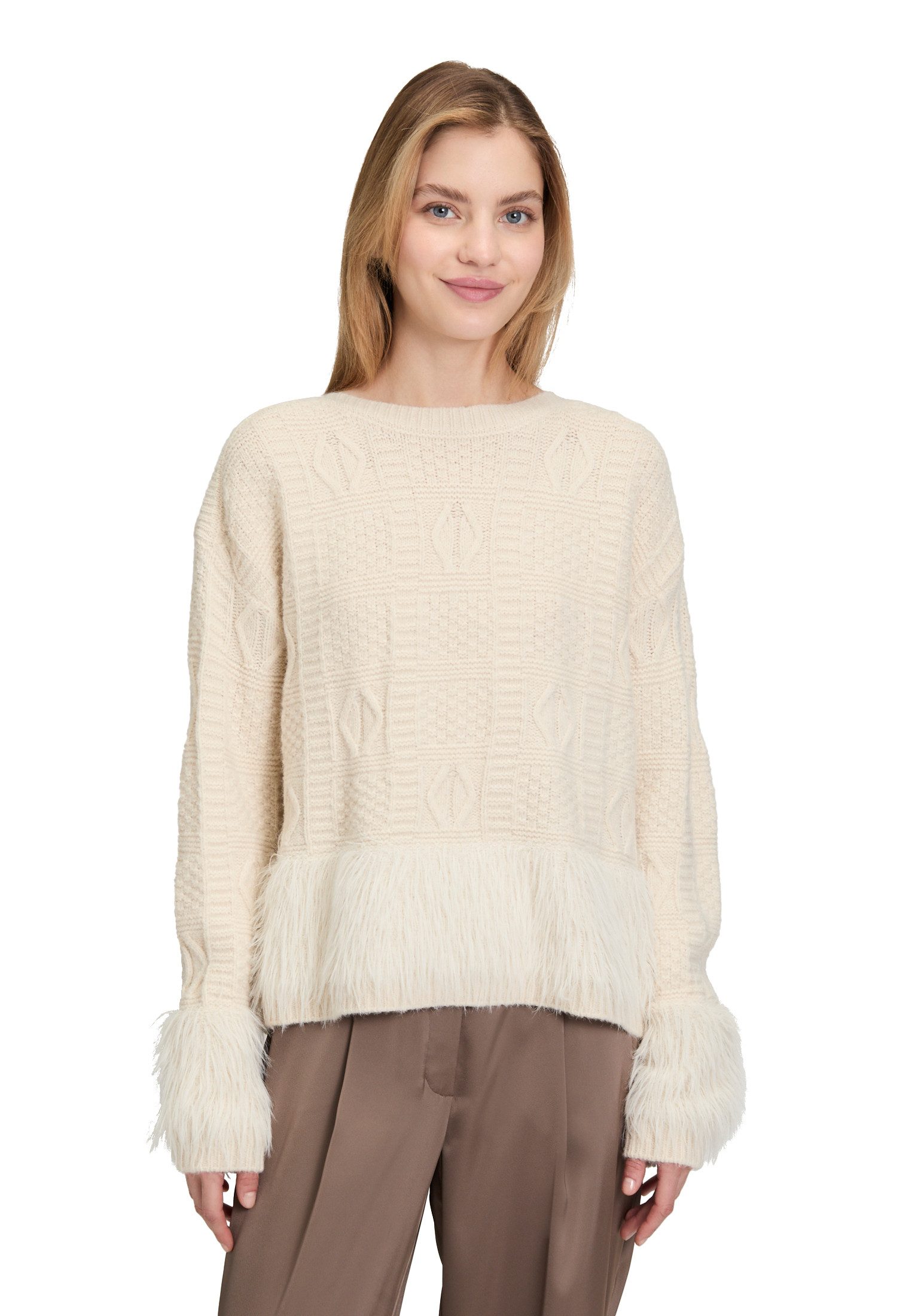 Betty Barclay Strickpullover Damen Grobstrick-Pullover mit Effektgarn (1-tl günstig online kaufen