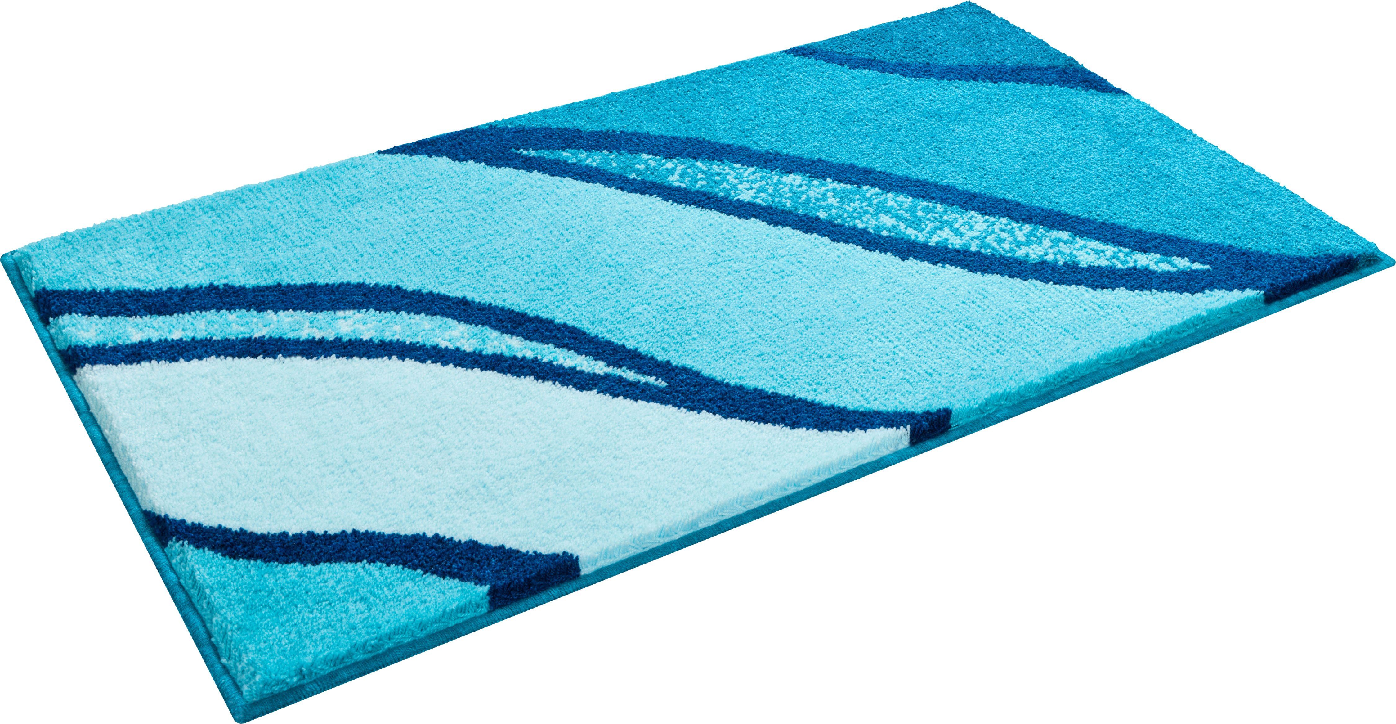 Grund Badematte Belize, Badvorleger, Badezimmer Teppich, sehr weich, Höhe 20 mm, rutschhemmend beschichtet, schnell trocknend, fußbodenheizungsgeeignet, Polyacryl, rechteckig, weiche Haptik, auch als 3 teiliges Set erhältlich, Made in Europe