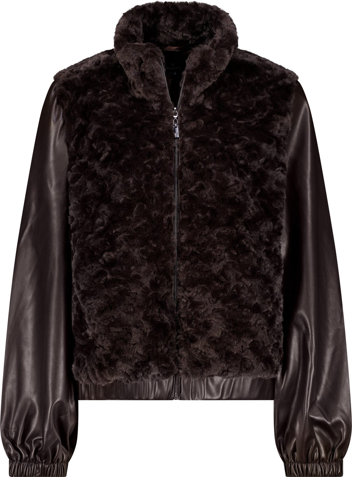 Monari Blusenblazer Jacke black coffee