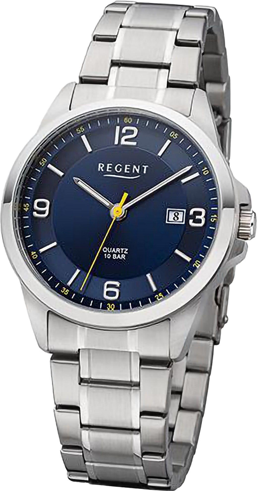 Quarzuhr Regent Herren Armbanduhr Analog