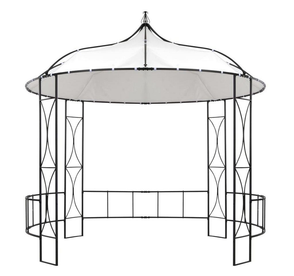 Thumbnail - vidaXL Partyzelt Pavillon 300 x 290 cm Weiß Rund