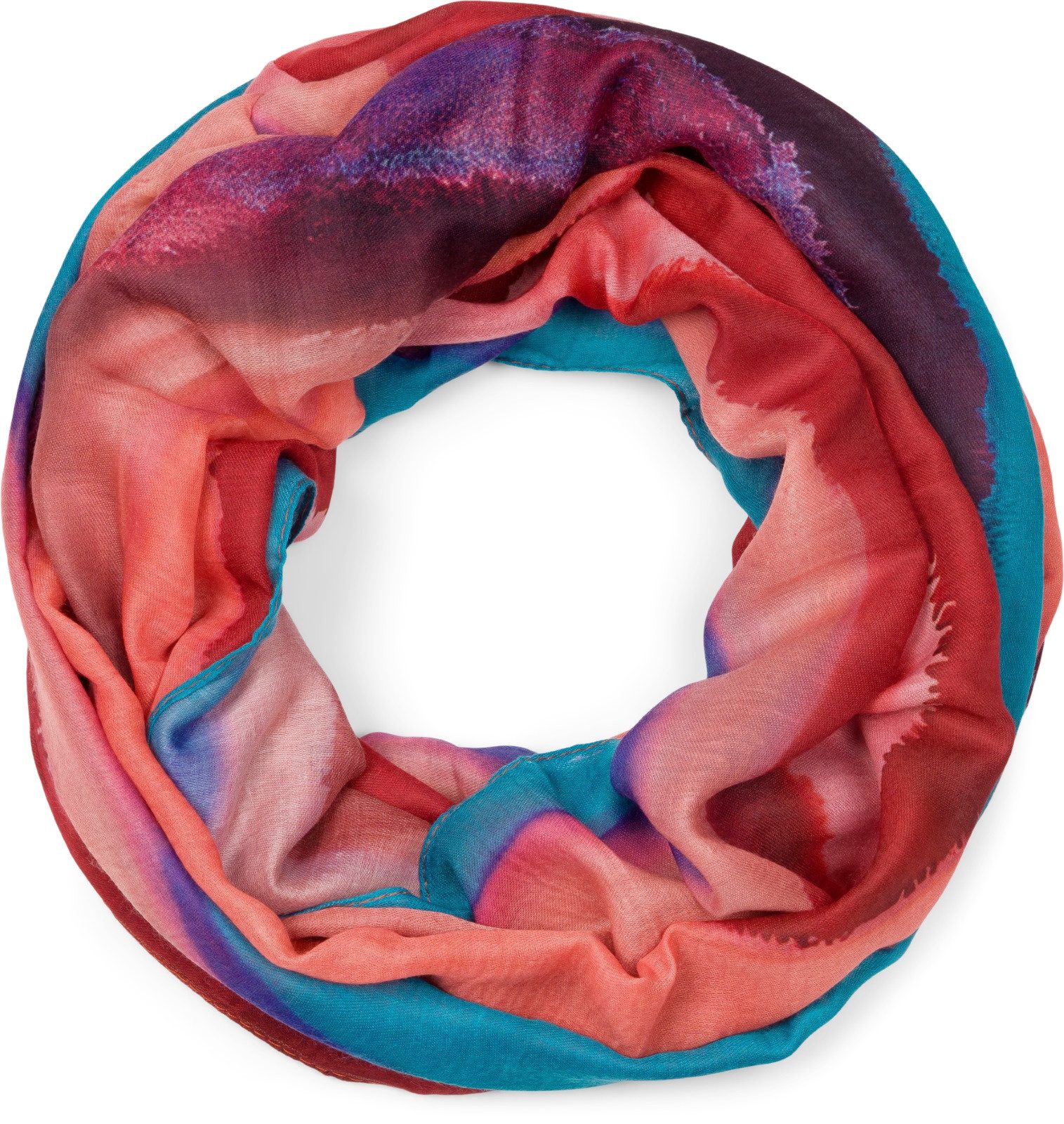 styleBREAKER Loop Bunter Loop Aquarell Farbverlauf Streifen, (1-St)