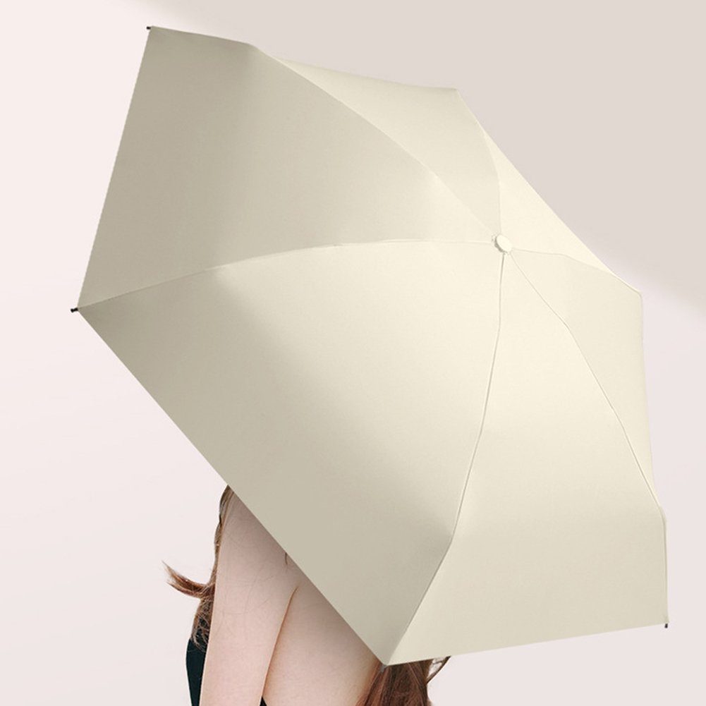Kleine Taschenregenschirm Verschleißfeste black UV-Schutz-Regenschirme Kapsel-Regenschirme, Blusmart obsidian