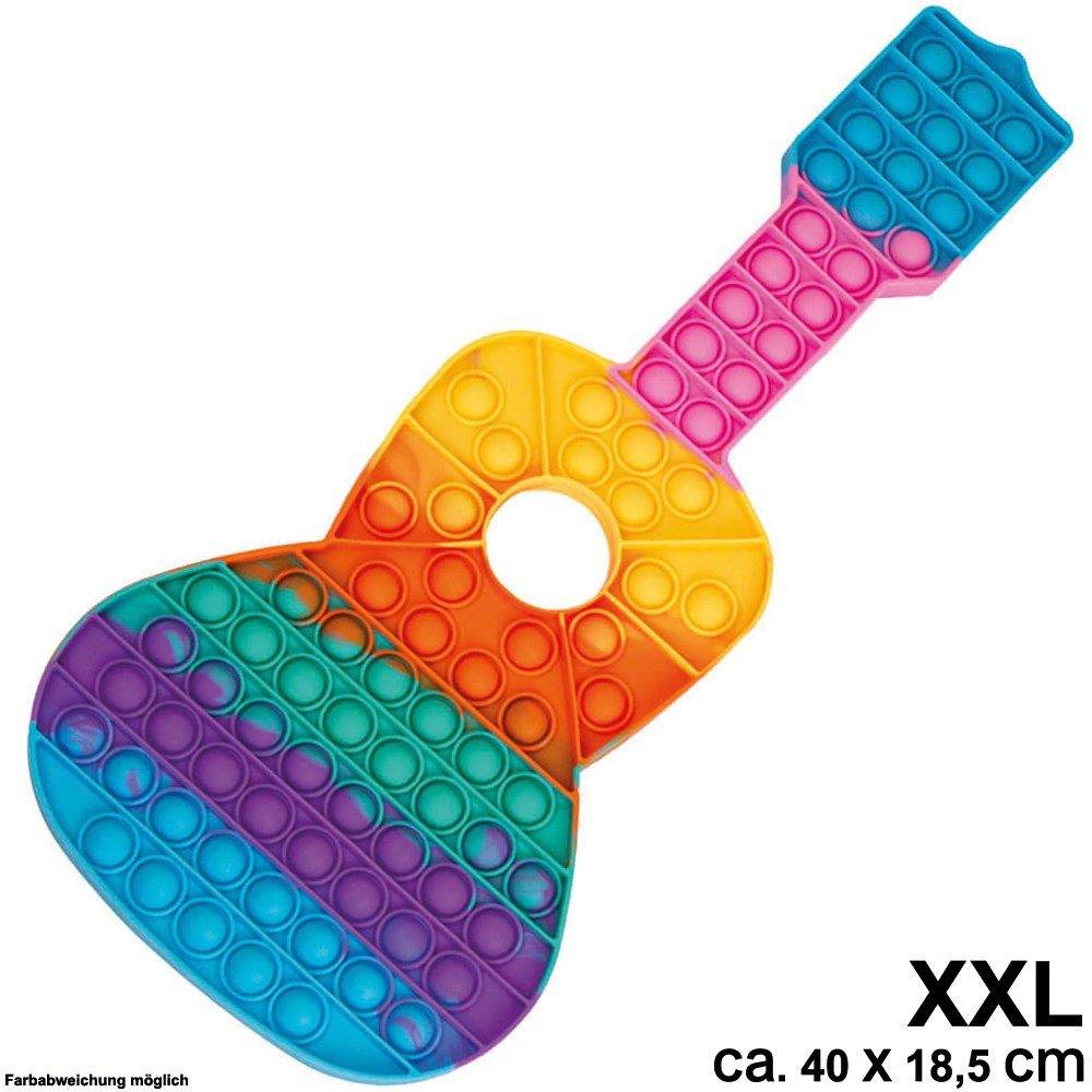 CXP Spiel, »Regenbogen XXL Gitarre - Pop It Bubble Push Plop Up Fidget -  Anti-Stress Spiel« online kaufen | OTTO