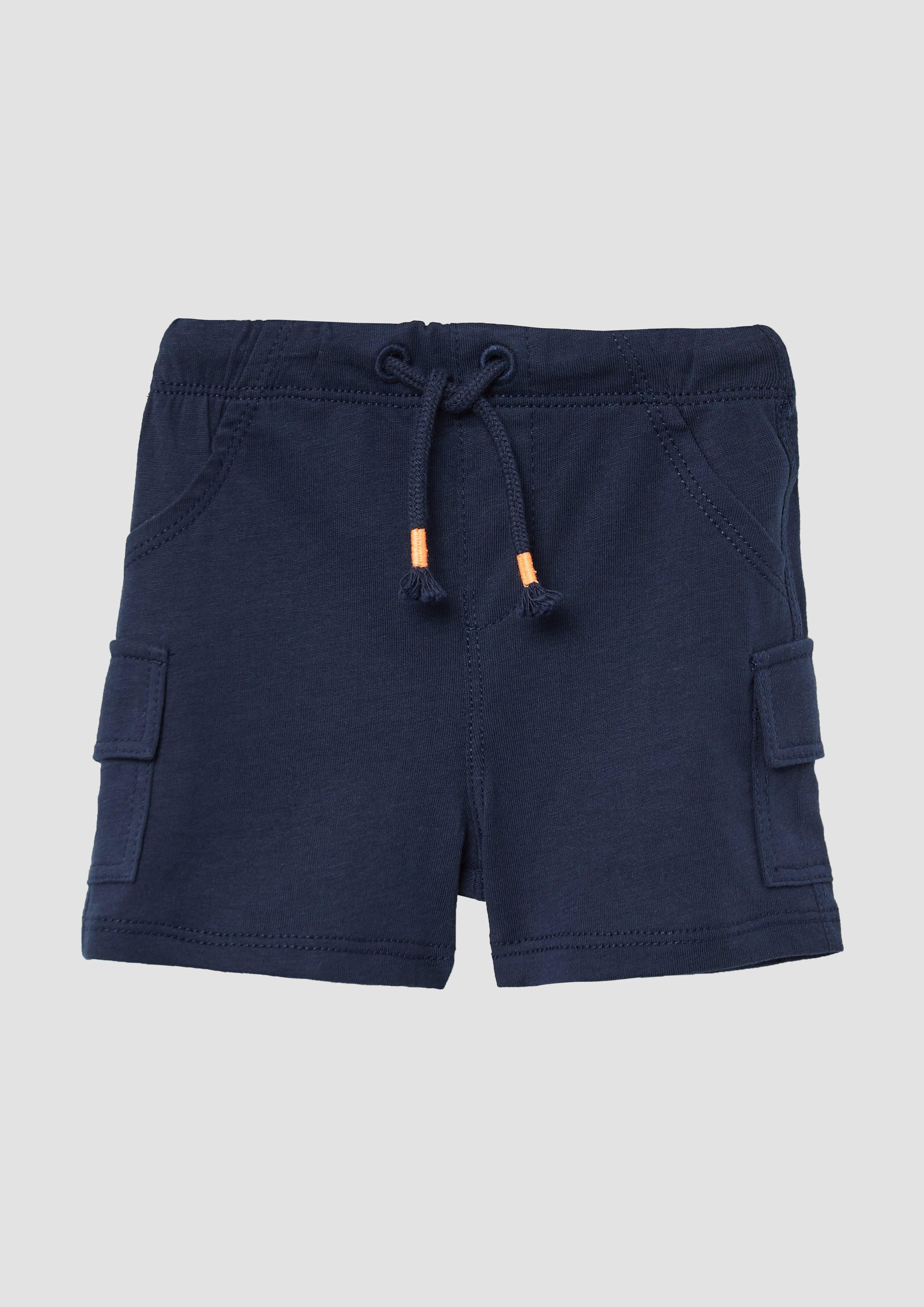 Leggings Cargo-Shorts aus Baumwolle mit verstellbarem Elastikbund