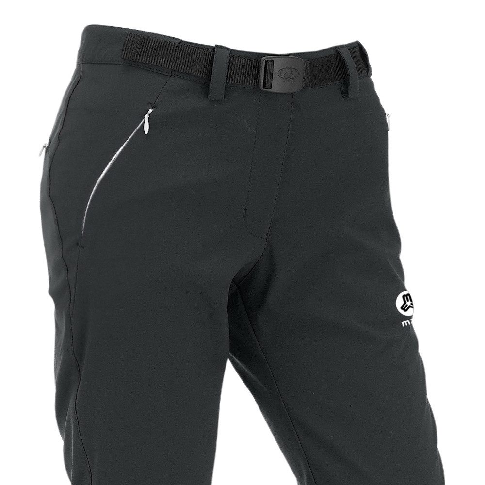 Maul Trainingstights Maul - Peak Perle Damen warme Softshellhose Trekking Hose, schwarz