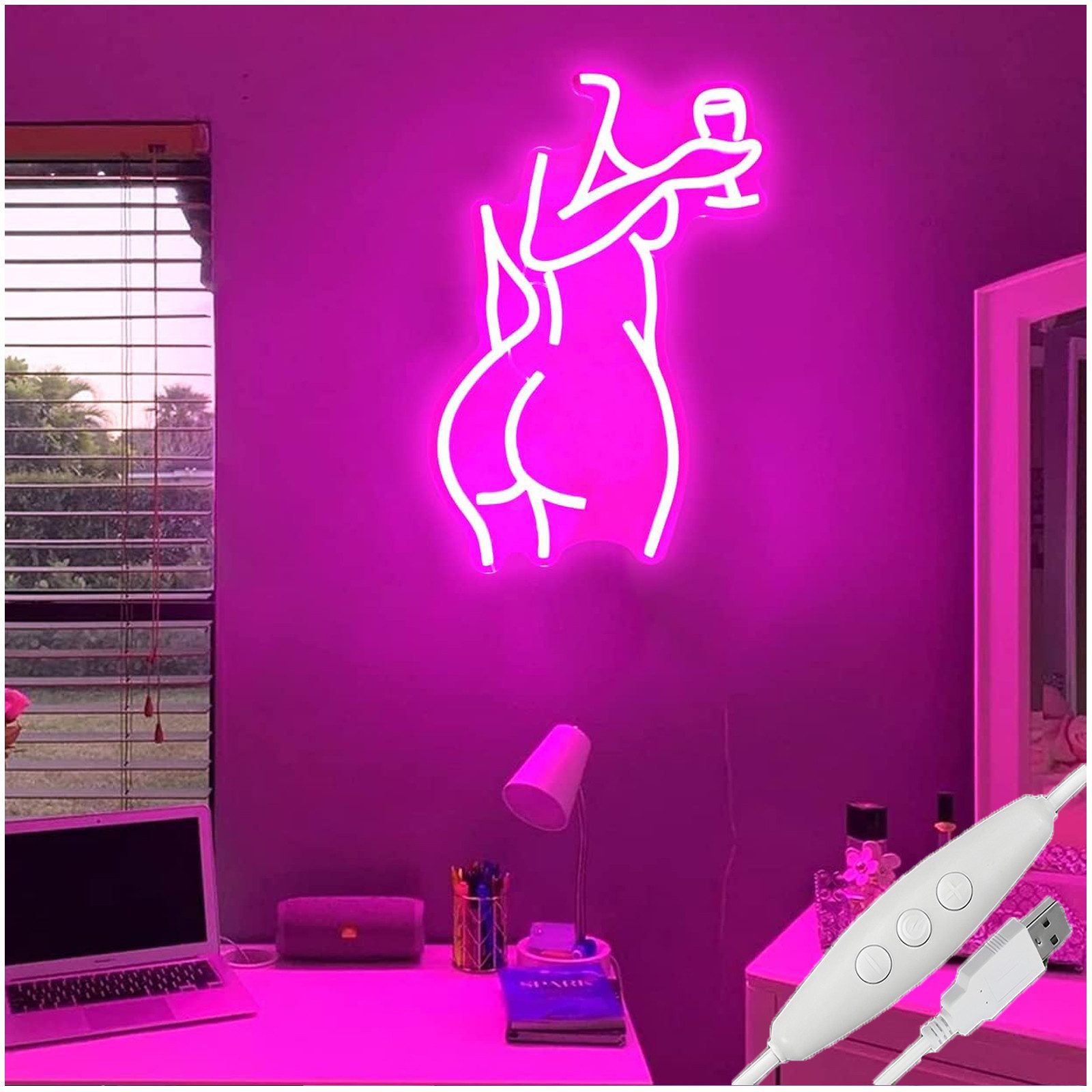 JIBENNEON LED Dekolicht Neonlicht Beer Leuchtreklame günstig online kaufen