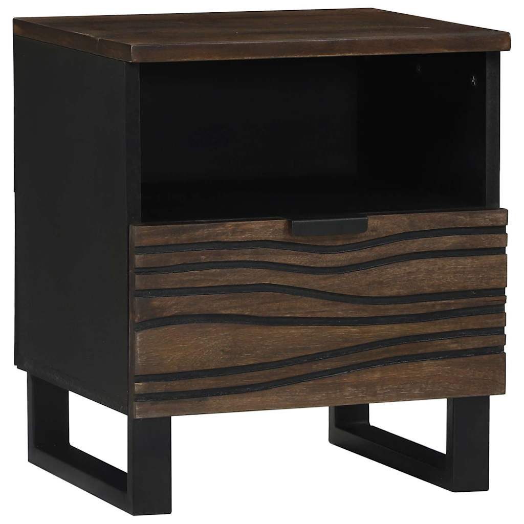 vidaXL Nachttisch Nachttisch 2 stk. Walnuss 40 x 33 x 46 cm Holzwerkstoff (2-St)