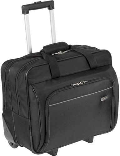 Targus Кейси органайзери TBR003EU, Business-Trolley Reisetasche mit 2 Rollen, Rollkoffer mit Laptopfach