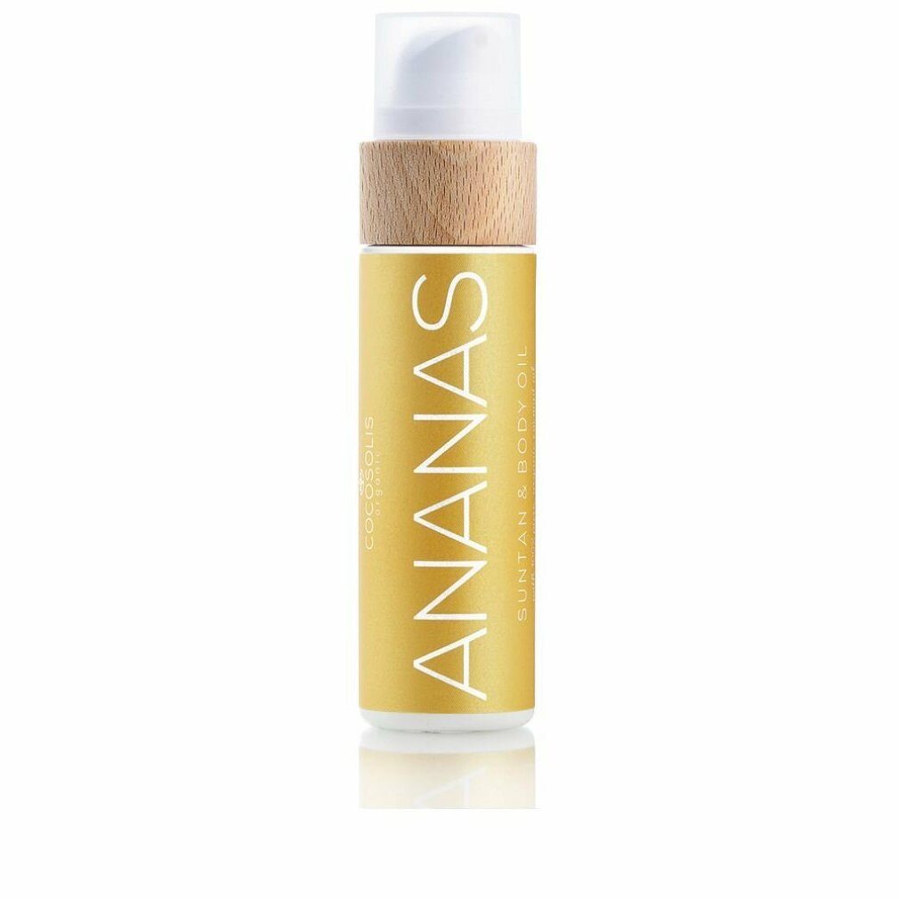 Cocosolis Selbstbräunungscreme ANANAS sun tan & body oil 110 ml