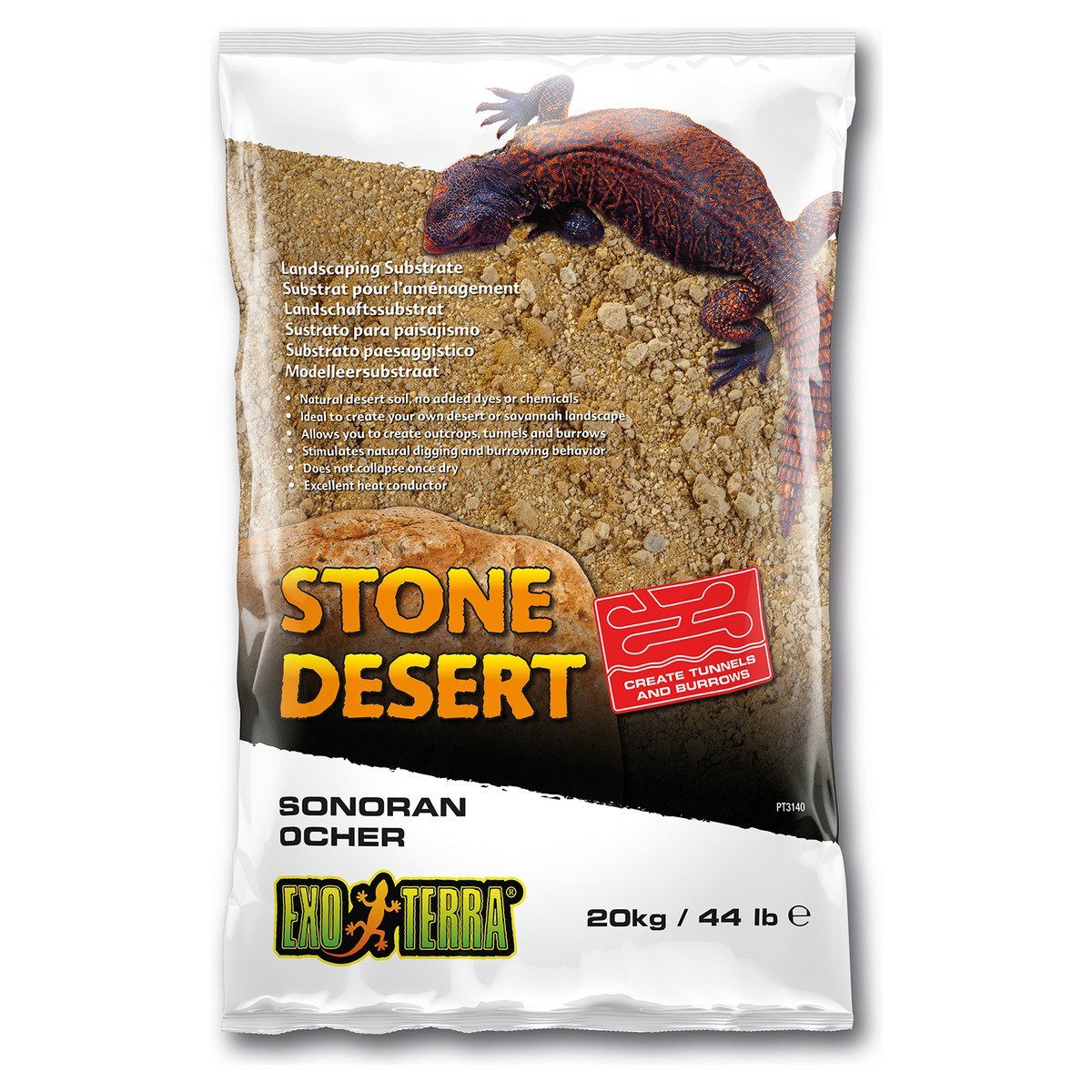 Terrarien-Substrat Sonoran Ocher Stone Desert 20 kg