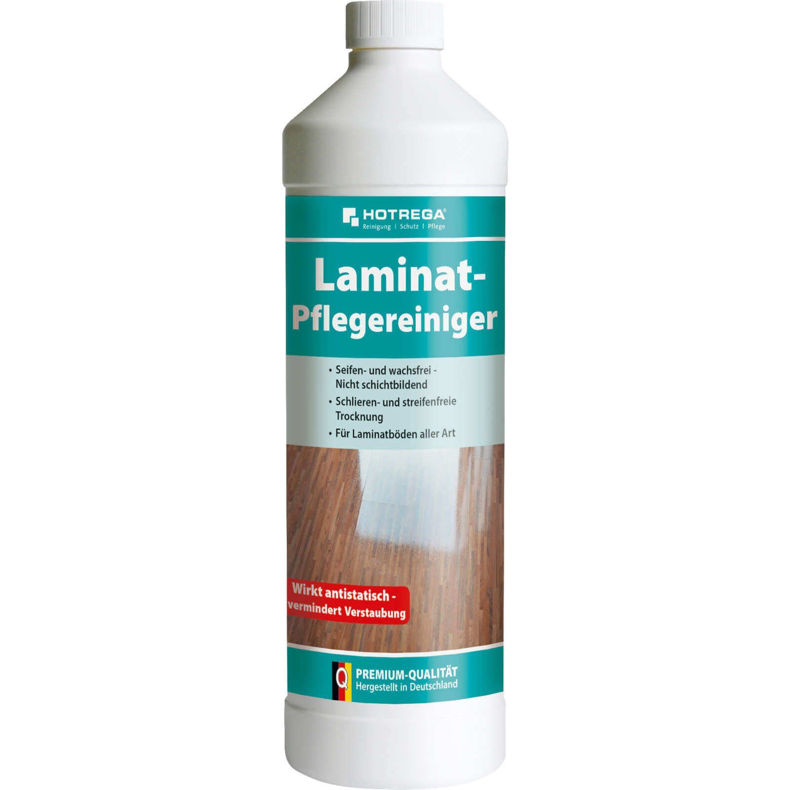 HOTREGA® Laminat Pflegereiniger Profi Laminat Parkett Reiniger 1L Konzentrat Reinigungskonzentrat