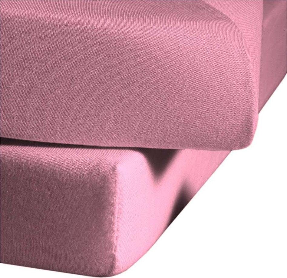 fleuresse Spannbettlaken Colours in Gr. 90x200, 140x200 oder 180x200 cm, Mako-Satin, Gummizug: rundum, (1 Stück), Mako Satin, für Matratzen bis 23 cm Höhe, Bett – Bild 4 von 5