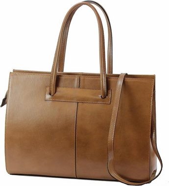 BZNA Aktentasche Jil Designer Business Damen Ledertasche Schultertasche Shopper DIN A4