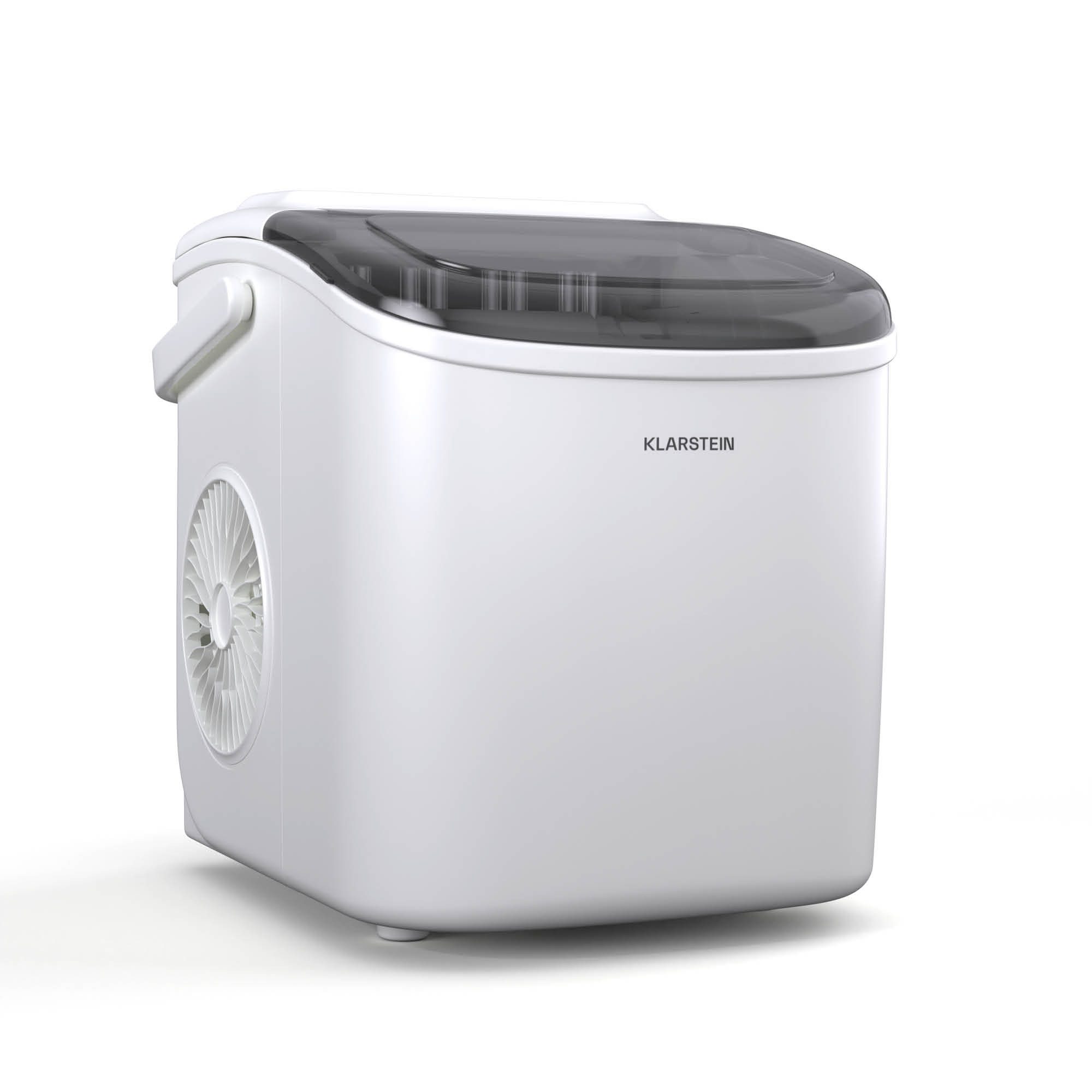 Klarstein Eiswürfelmaschine Caldwell, Eiswürfelbereiter Eismachinen Wassertank Wasserspender 6 L