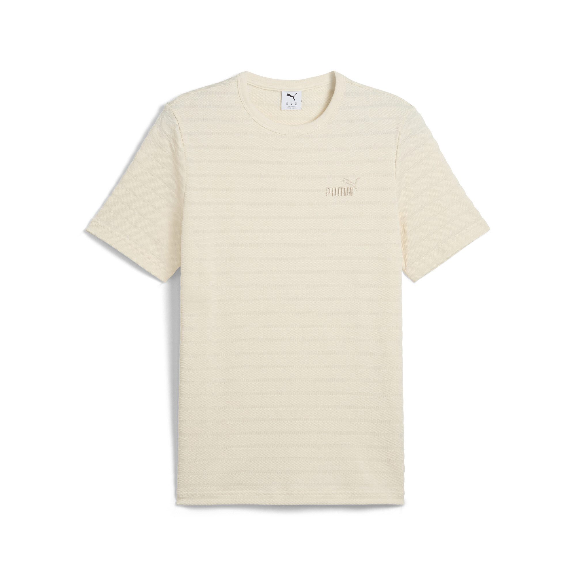 PUMA T-Shirt Essentials Elevated Strukturiertes T-Shirt günstig online kaufen
