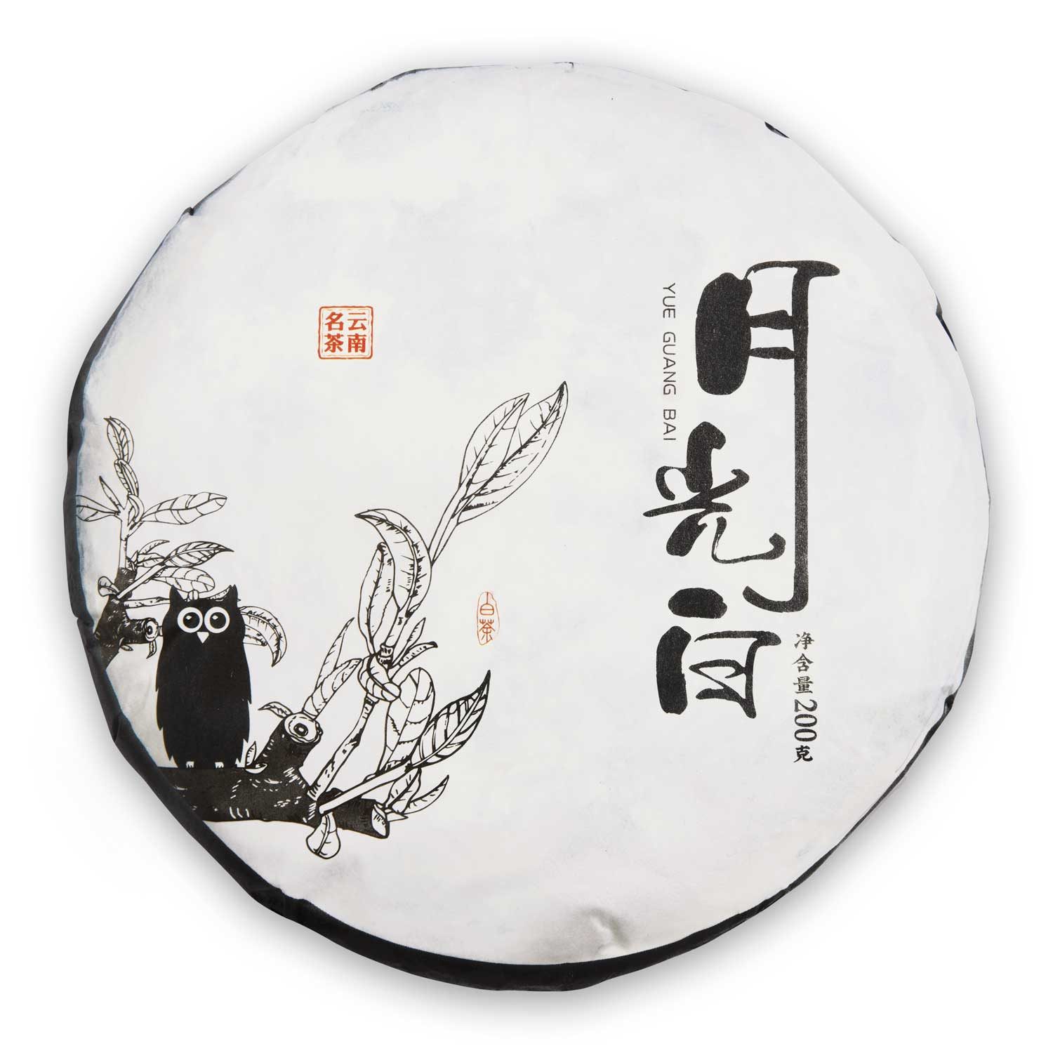 tea exclusive Tee Pu-Erh 2021 White Moonlight Ancient Tree, China, Fladen 200g, Mild, elegant und lieblich mit leichten Fruchtaromen.