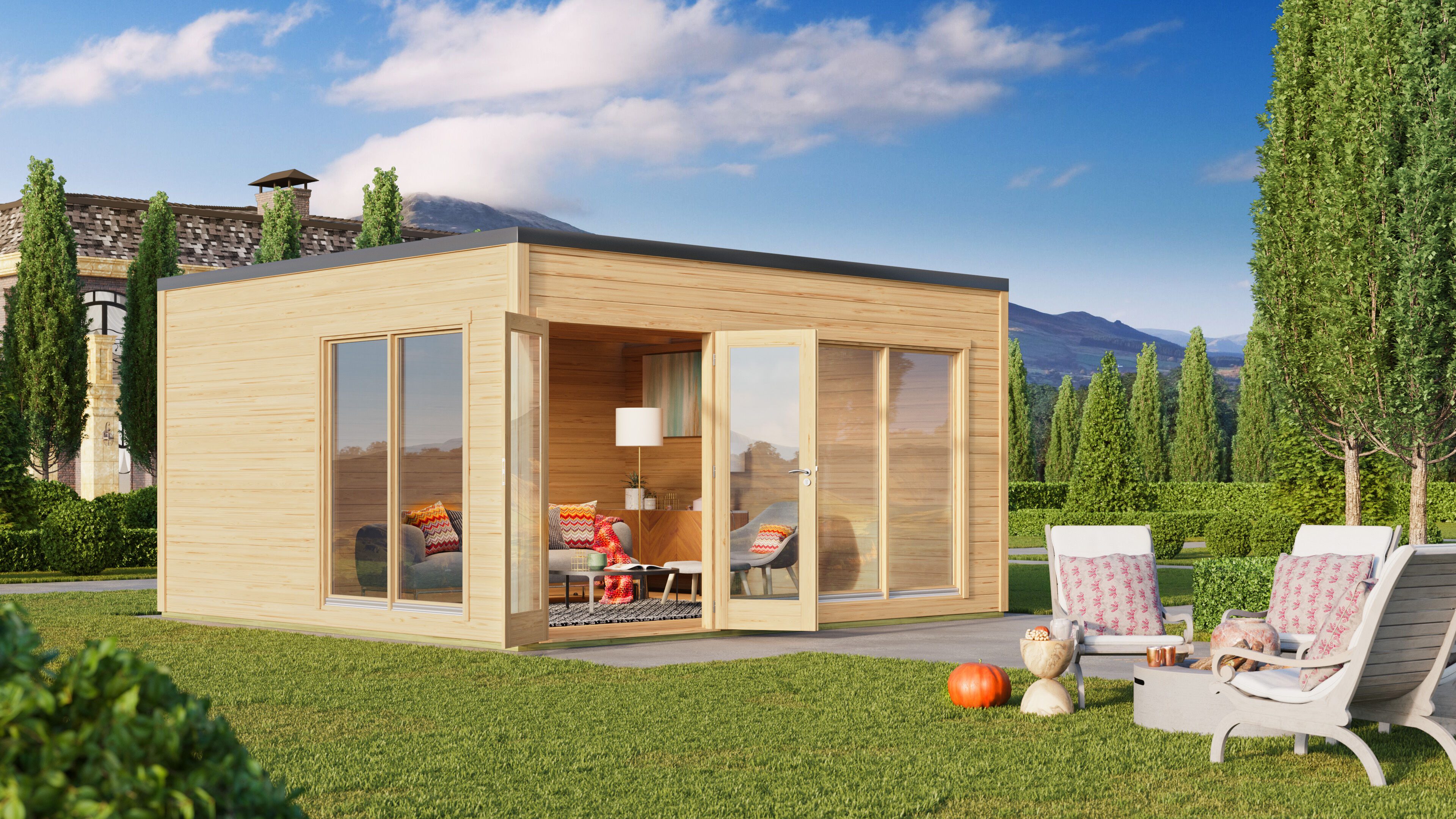 Gartenhaus Q-BIC 44 B