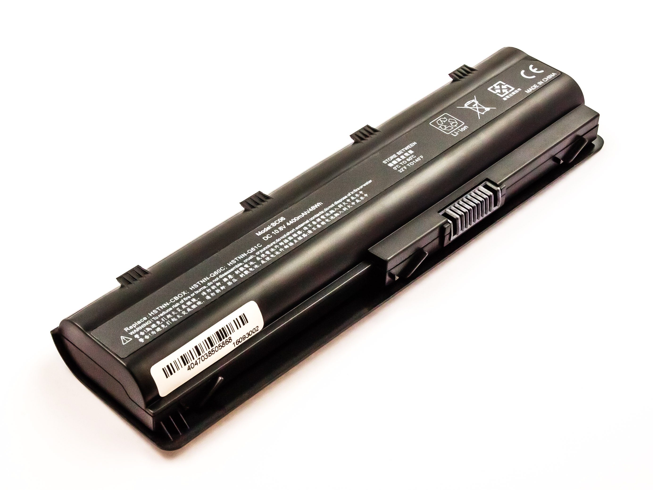 MobiloTec Akku kompatibel mit HP Pavilion DV6-3103EG Akku Akku 4400 mAh (1 St)