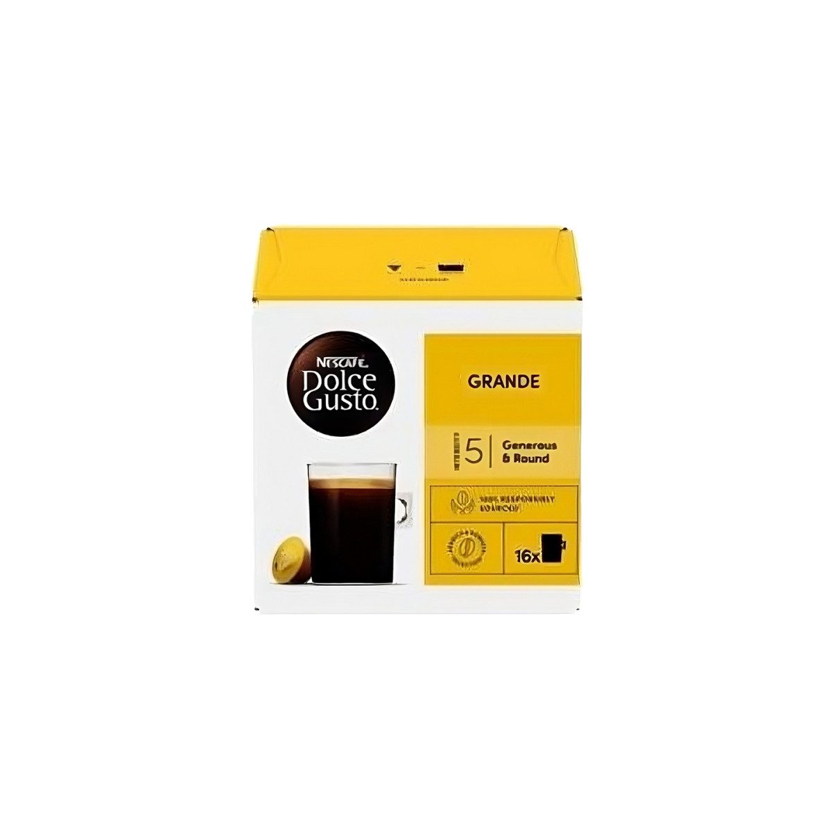 NESCAFE Kaffee Kaffeekapseln geeignet für Dolce Gusto® NESCAFÉ Dolce Gusto Grande, 16