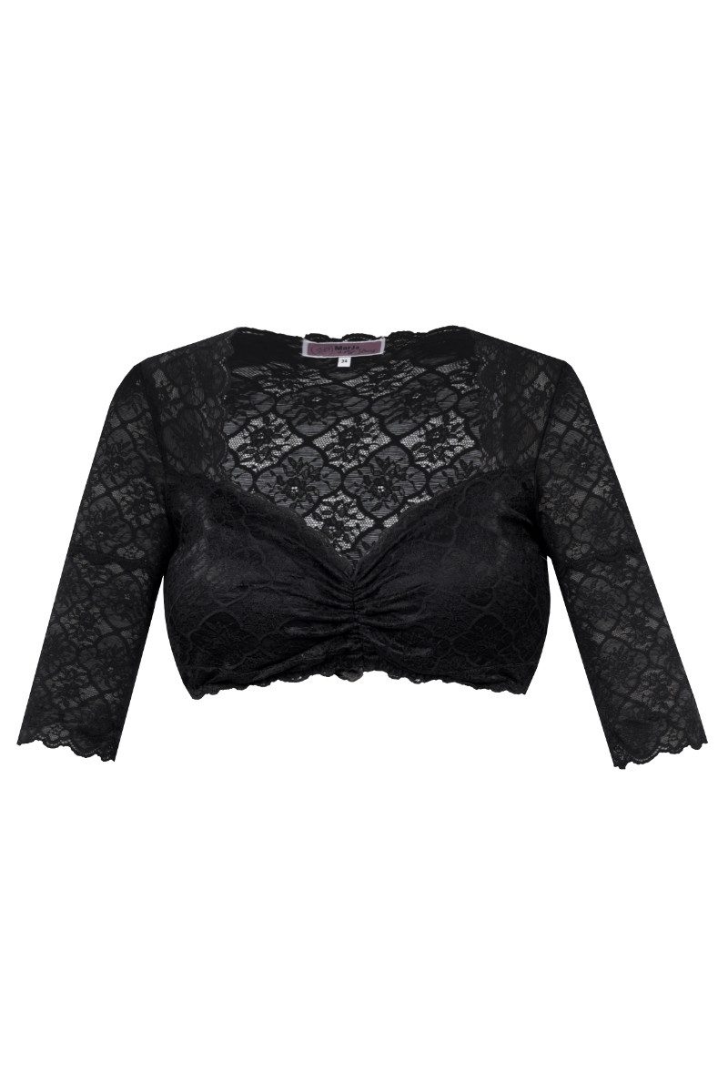 Dirndlbluse Dirndlbluse - WOLLBACH - schwarz, weiß