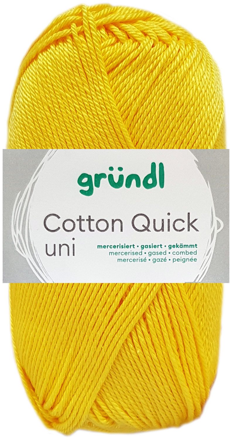 Gründl 50 Gramm Gründl Cotton Quick Uni Farbauswahl Häkelwolle