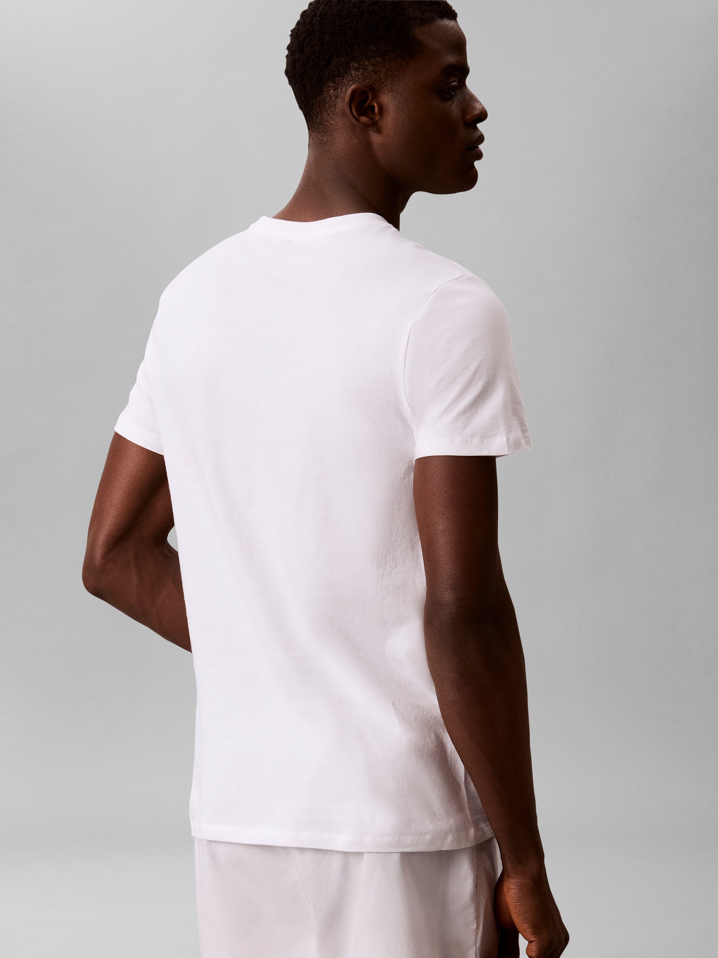 Calvin Klein Underwear T-Shirt S/S CREW NECK 3PK (Packung, 3-tlg., 3er-Pack) mit Logostickerei – Bild 4 von 5