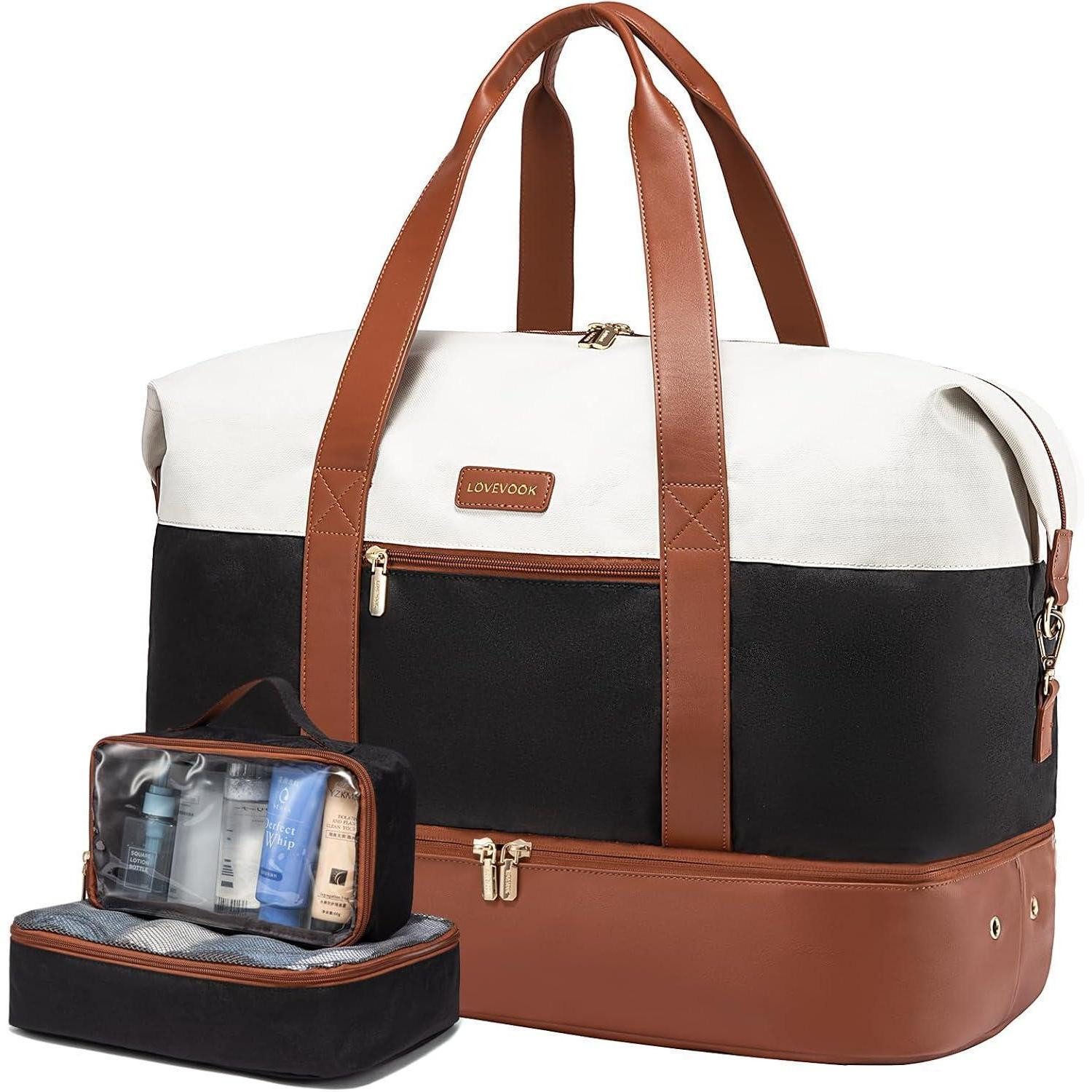 LuxusKollektion Weekender Sporttasche Damen Weekender Handgepäck Tasche Kliniktasche mit