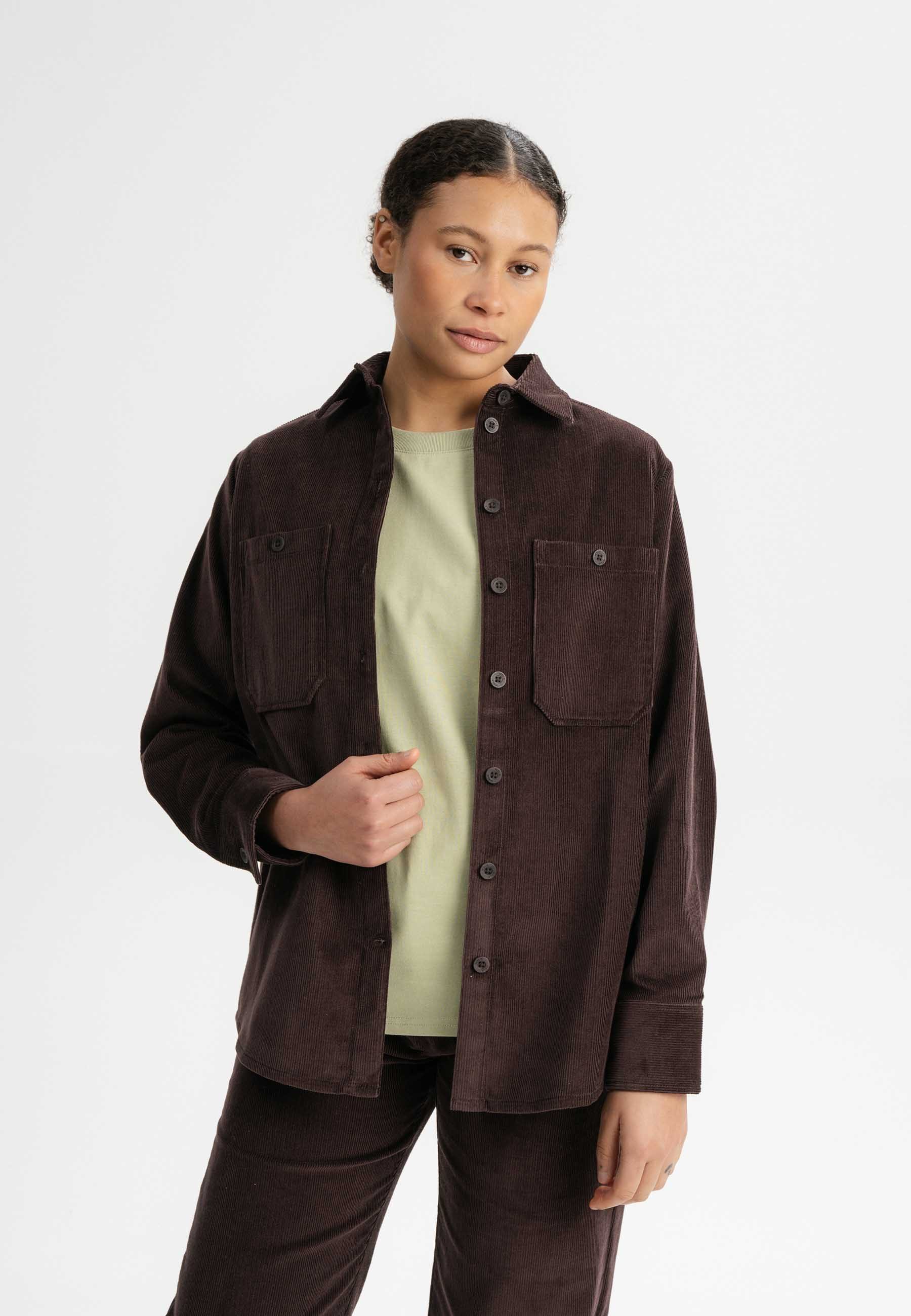 MELA Langarmhemd Cord Overshirt Style JIYA clean günstig online kaufen