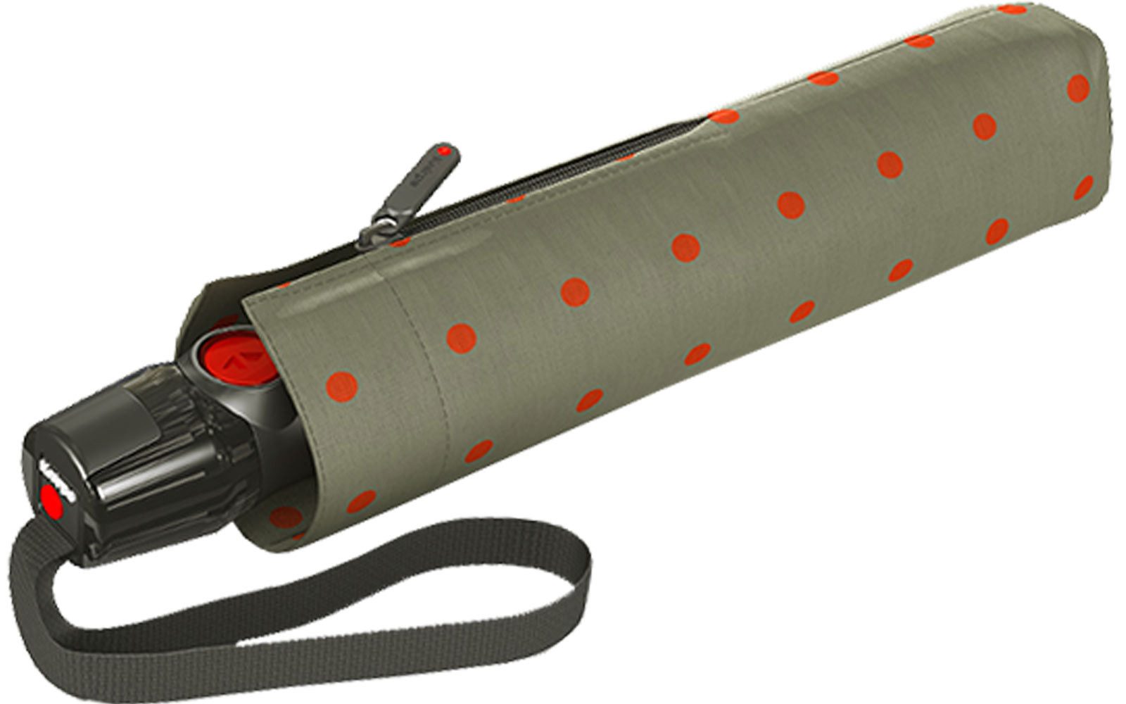 Knirps® Taschenregenschirm T.200 Duomatic mit leichtgängiger Auf-Zu-Automatik, mit Schirmhülle mit Reißverschluss
