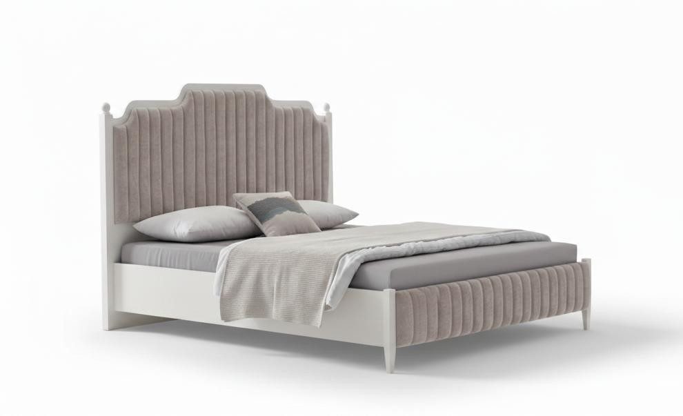 JVmoebel Schlafzimmer-Set Stilvolles 3-teiliges Schlafzimmer-Set für komfortables Wohnen, (3-tlg), Made in Europa