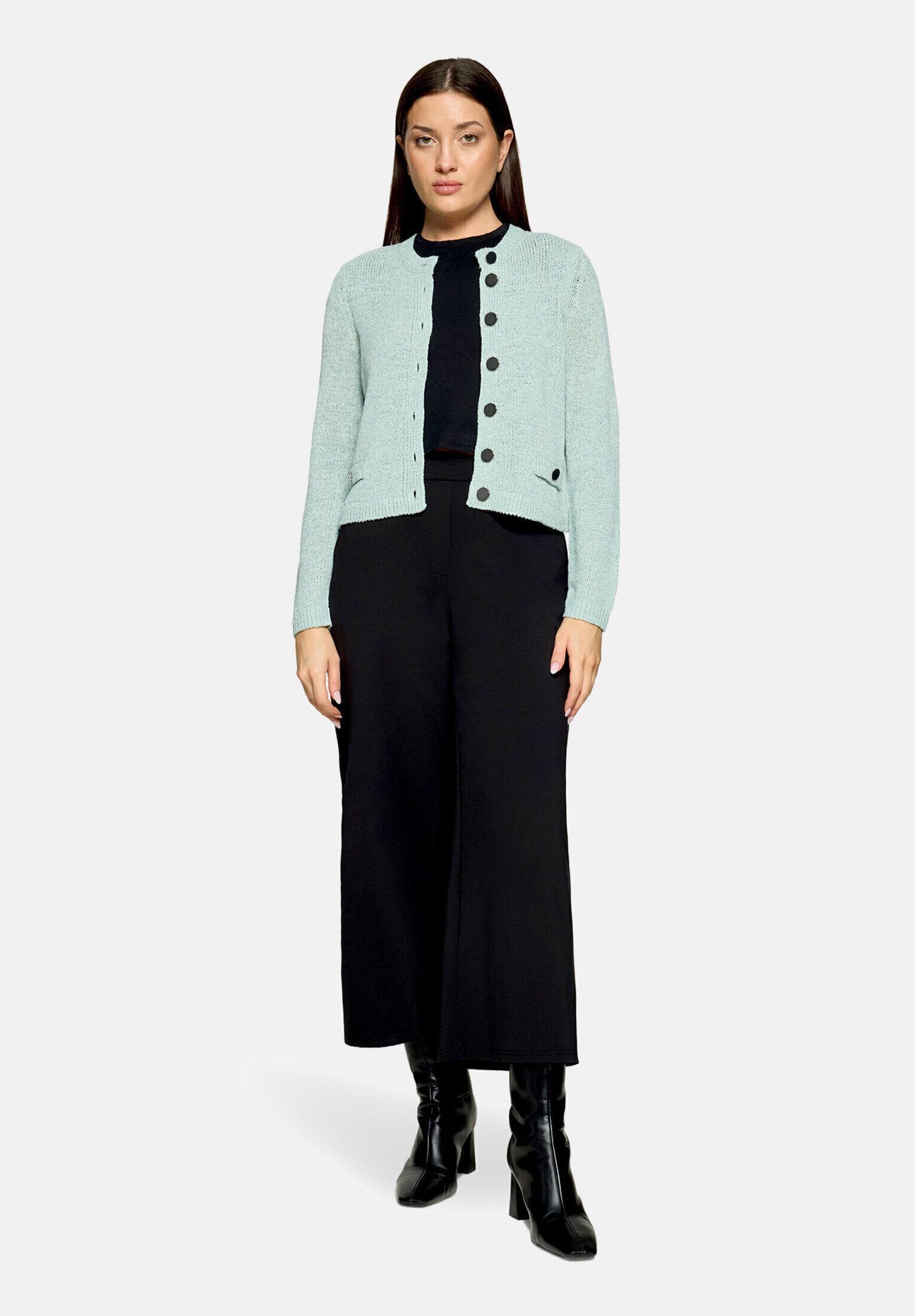 Betty Barclay Strickjacke Damen mit aufgesetzten Taschen (1-tlg)