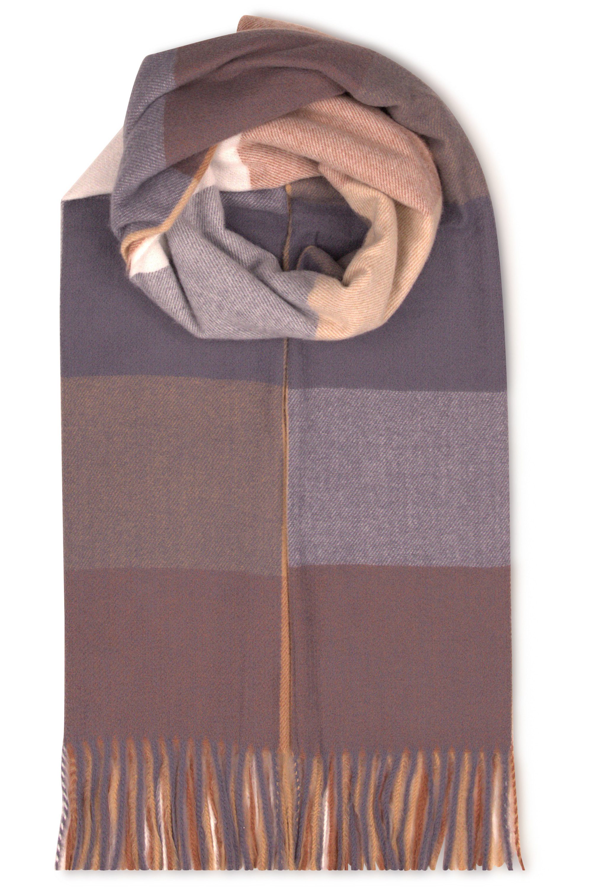 malito more than fashion Modeschal langer karierter Winterschal S602, langer karierter XXL Winterschal / Stola / Überwurf / Pashmina