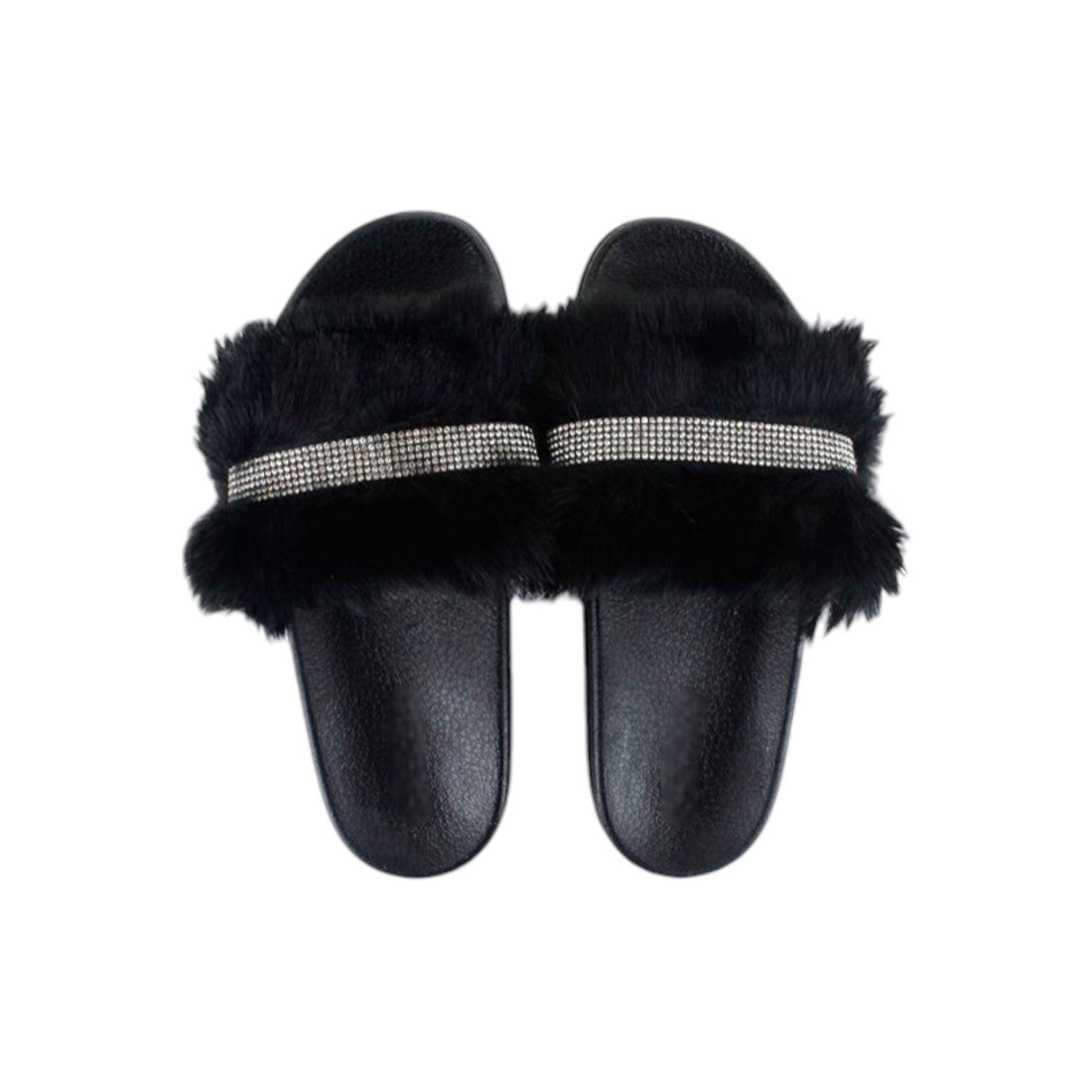 VewoTex Damen Hausschuhe mit Fell » Damenschuhe mit Kunstfell Hausschuh (1 Paar, Kein Set) Schlappen & Garten Schuhe » Pantoffeln mit Kunstpelz