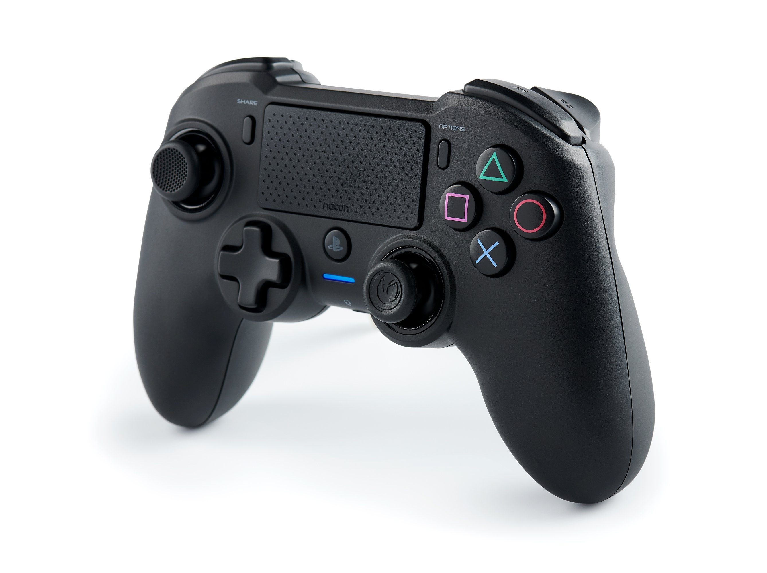 Nacon NA373417 PS4 Asymmetric Controller, kabellos, USB, schwarz Gaming-Controller