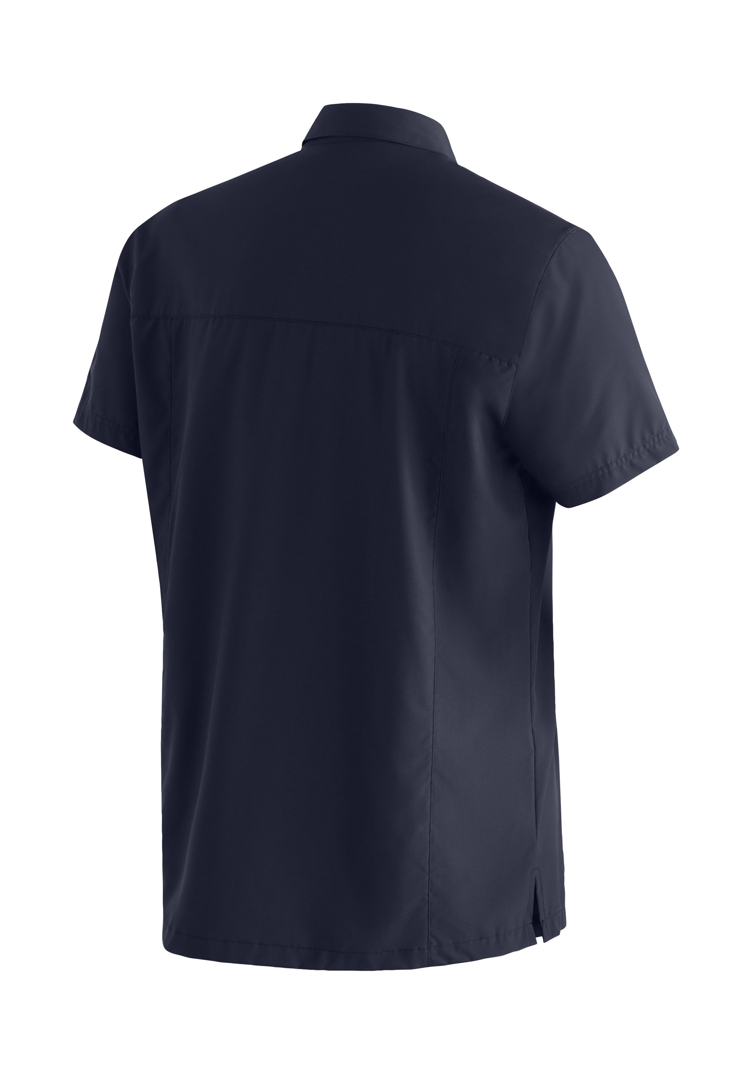Maier Sports Funktionshemd Magos S/S M Herren Hemd kurzarm, leichtes Freizeithemd, Kurzarmhemd, Körperbetont