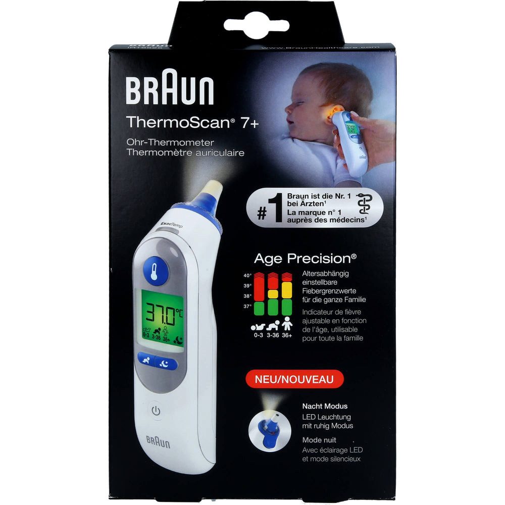 Fieberthermometer ThermoScan 7 mit Age Precision