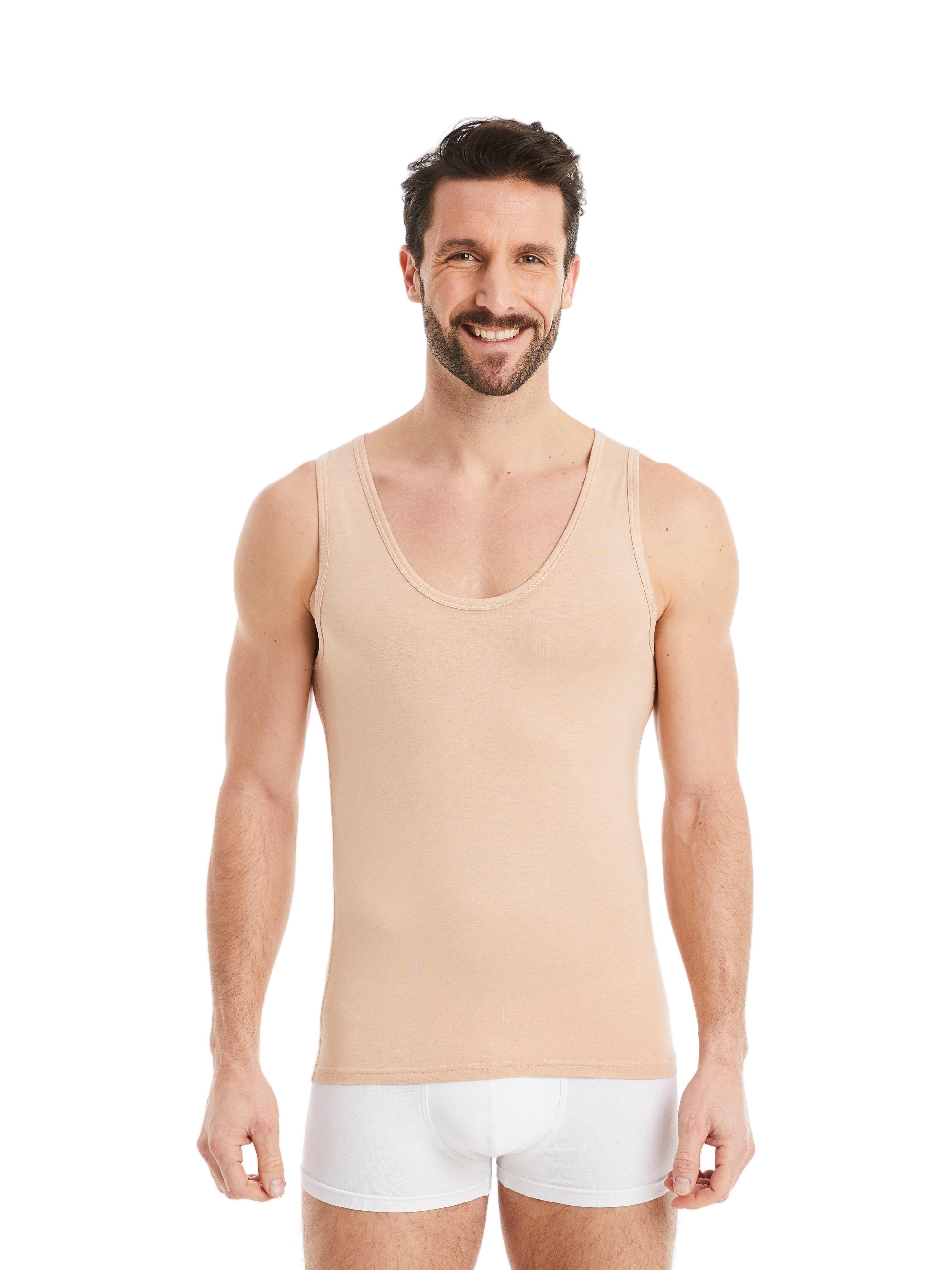 FINN Design Achselhemd Business Unterhemd Tank-Top Herren feiner Micro-Modal Stoff, maximaler Tragekomfort