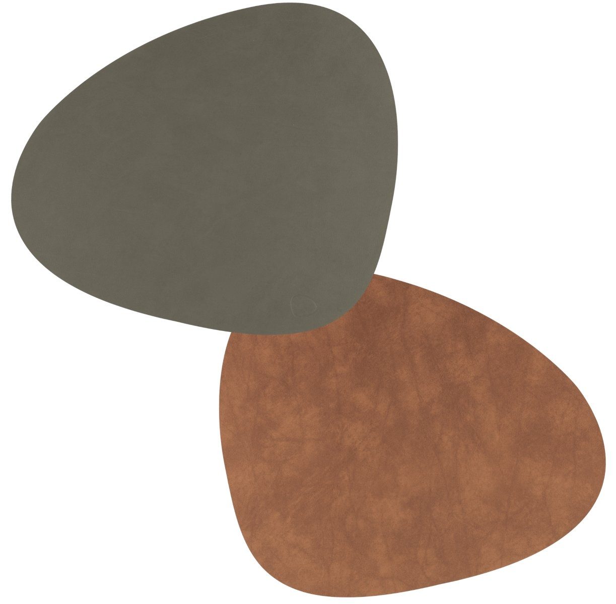 Platzset DOUBLE NUPO Tischset Curve L army green/nature