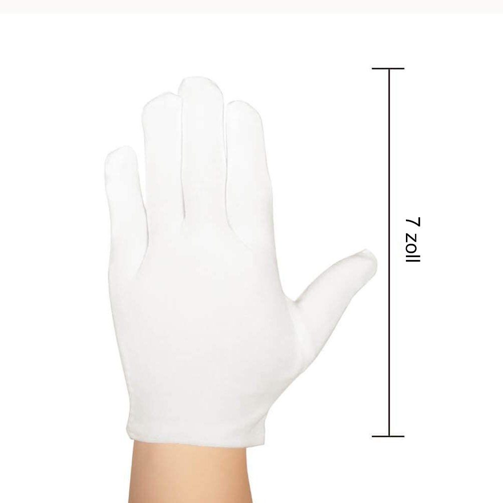 Atmungsaktiv Baumwolle,Stoffhandschuhe Baumwollhandschuhe Jormftte Baumwolle) Handschuhe (set,