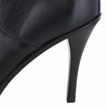 FB Fashion Boots EVA Schwarz Stiefelette Rahmengenähte Damen Lederstiefelette