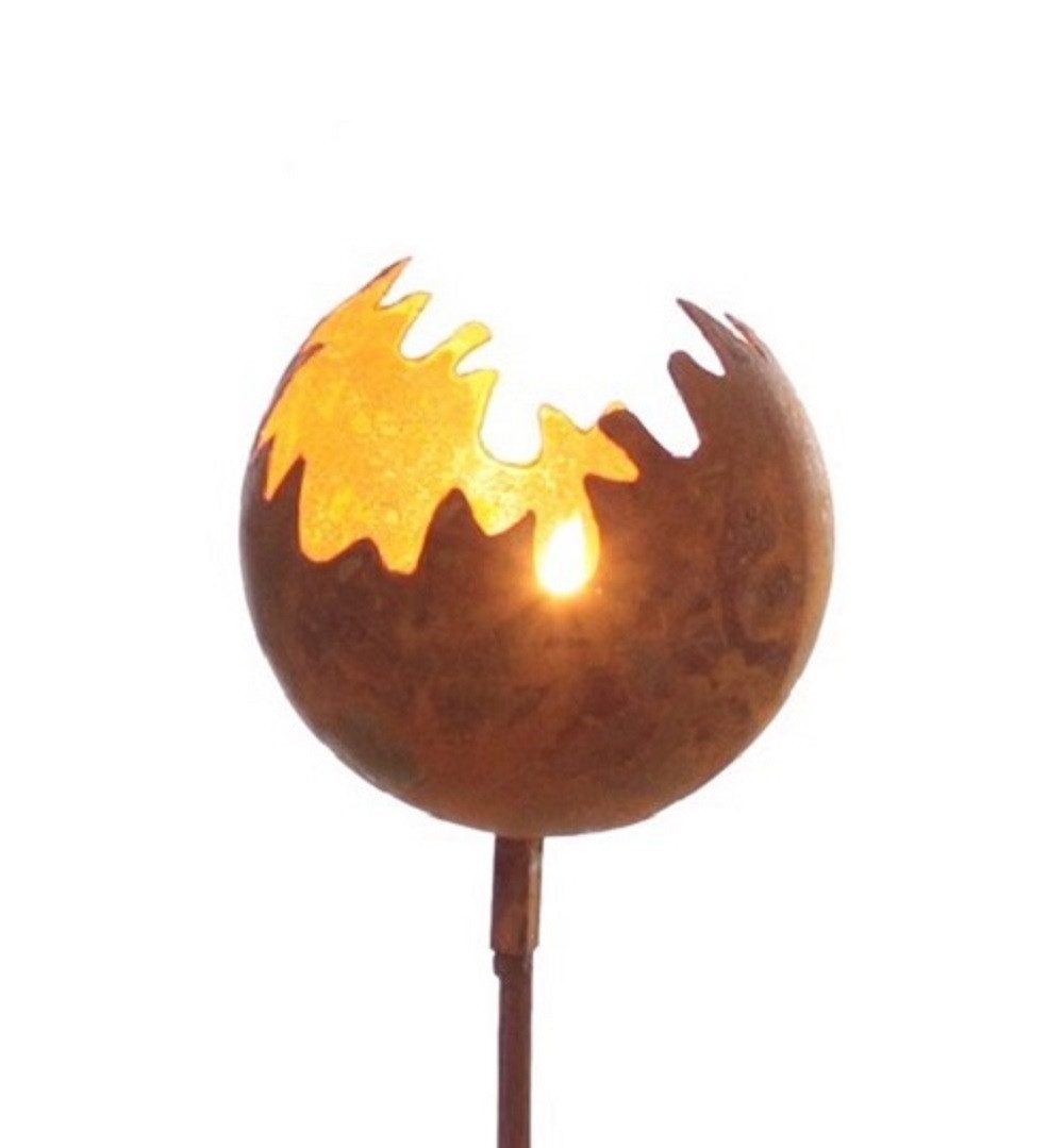 Dragimex Gartenstecker Metall Stecker. FEUERBALL. Feuerkugel, Gartenstecker günstig online kaufen