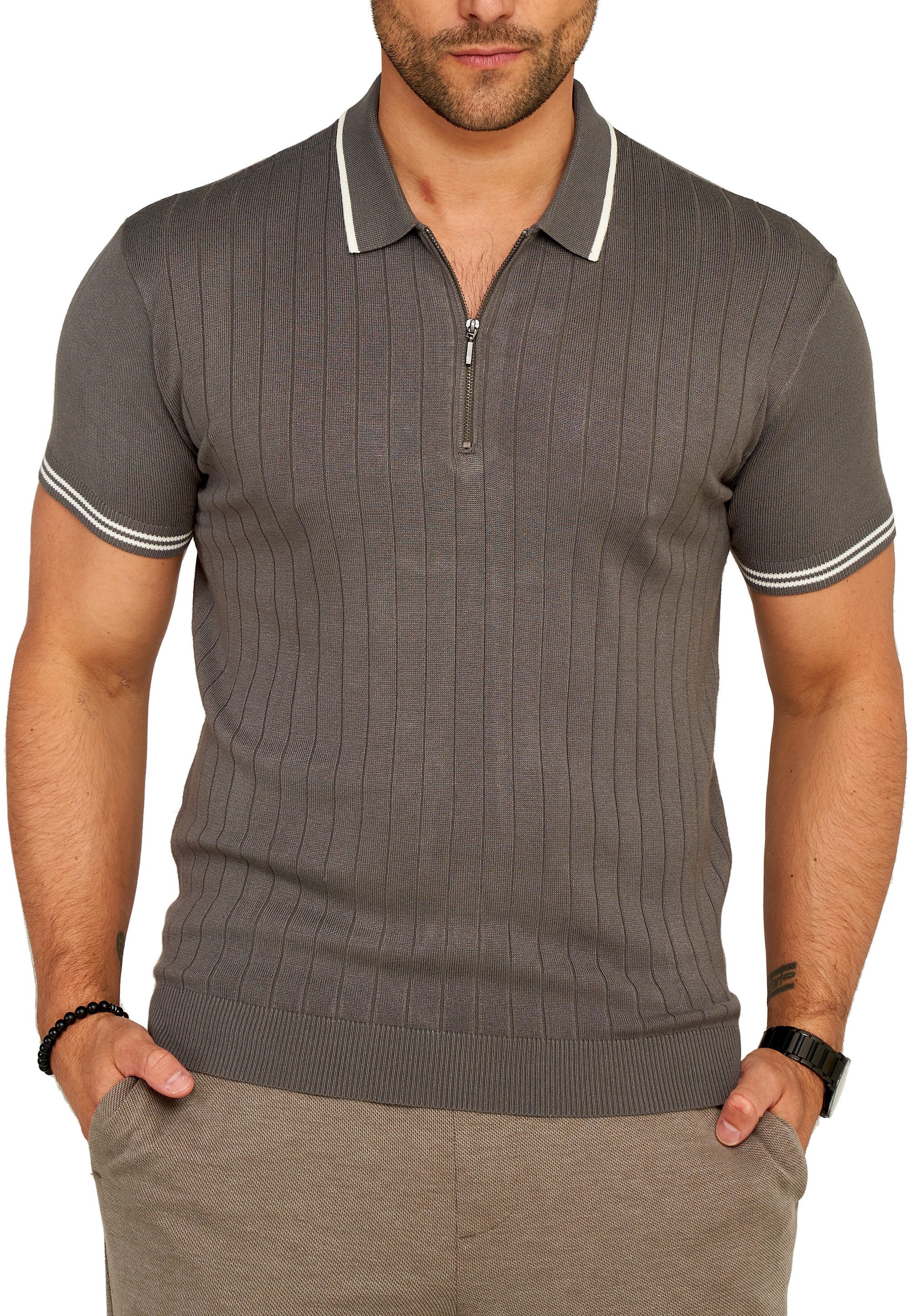 SOULSTAR Poloshirt S2VALKA Herren Basic Kurzarm Knit Polo Hemd Feinstrick K günstig online kaufen