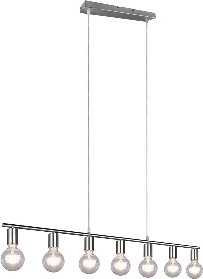 TRIO Leuchten Pendelleuchte VANNES, ohne Leuchtmittel, E27-Leuchtmittel  frei wählbar, ideal für Küche und Wohnbereich, Leuchtmittel austauschbar