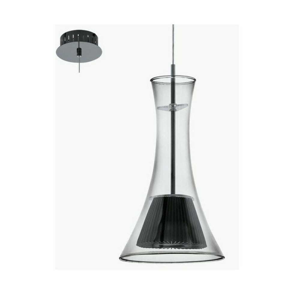 EGLO LED Pendelleuchte MUSERO Hängelampe LED 5,4 W Glasschirm für Tresen od. Esstisch, Dimmbar, LED wechselbar, Warmweiß, dimmbar