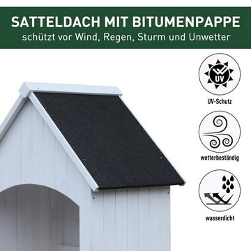 Outsunny Gerätehaus Gartenschrank mit Bitumenpappe, BxT: 54.2x77.5 cm