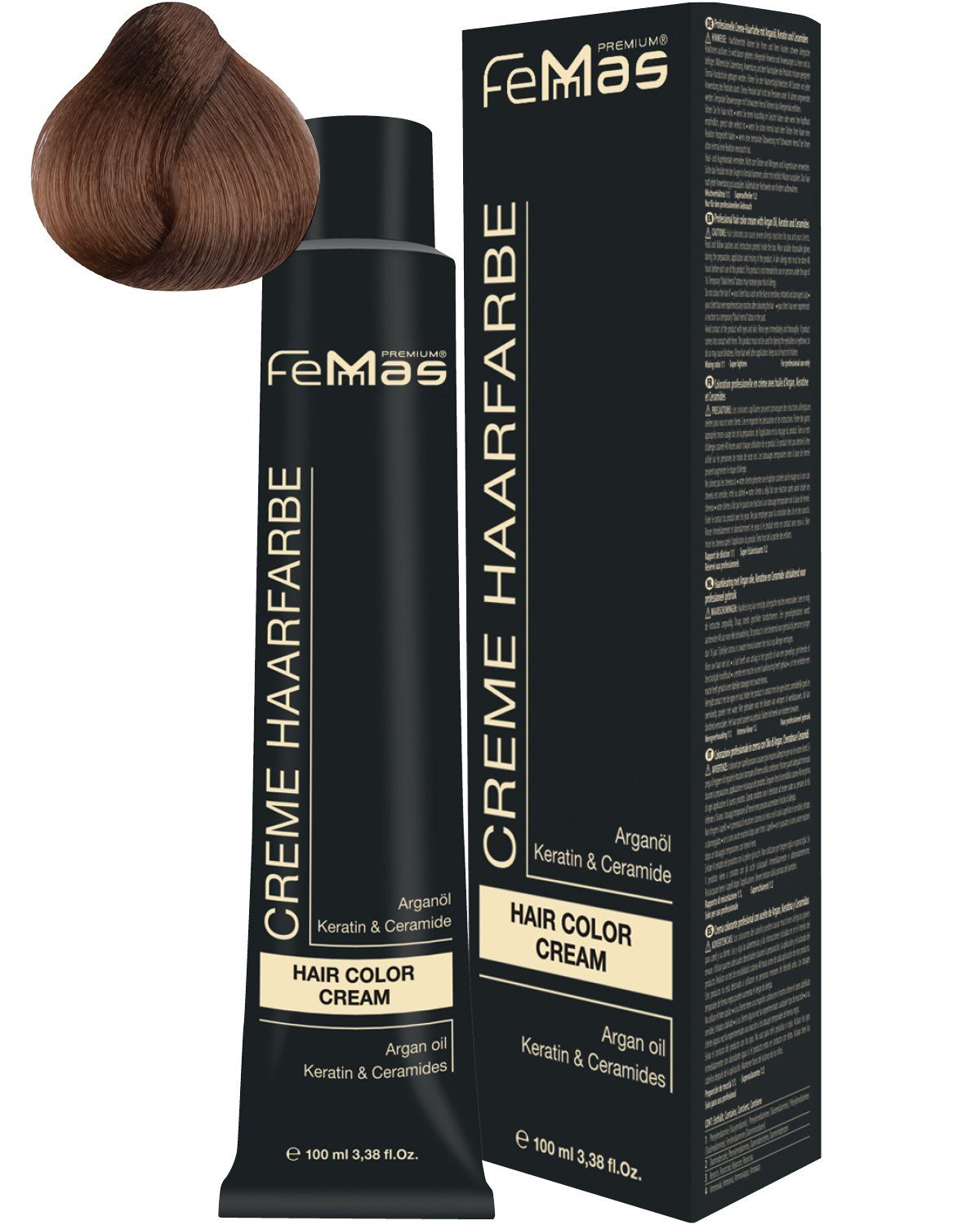 Femmas Premium Haarfarbe Femmas Hair Color, 1-tlg., Profi-Qualität von Femmas Premium