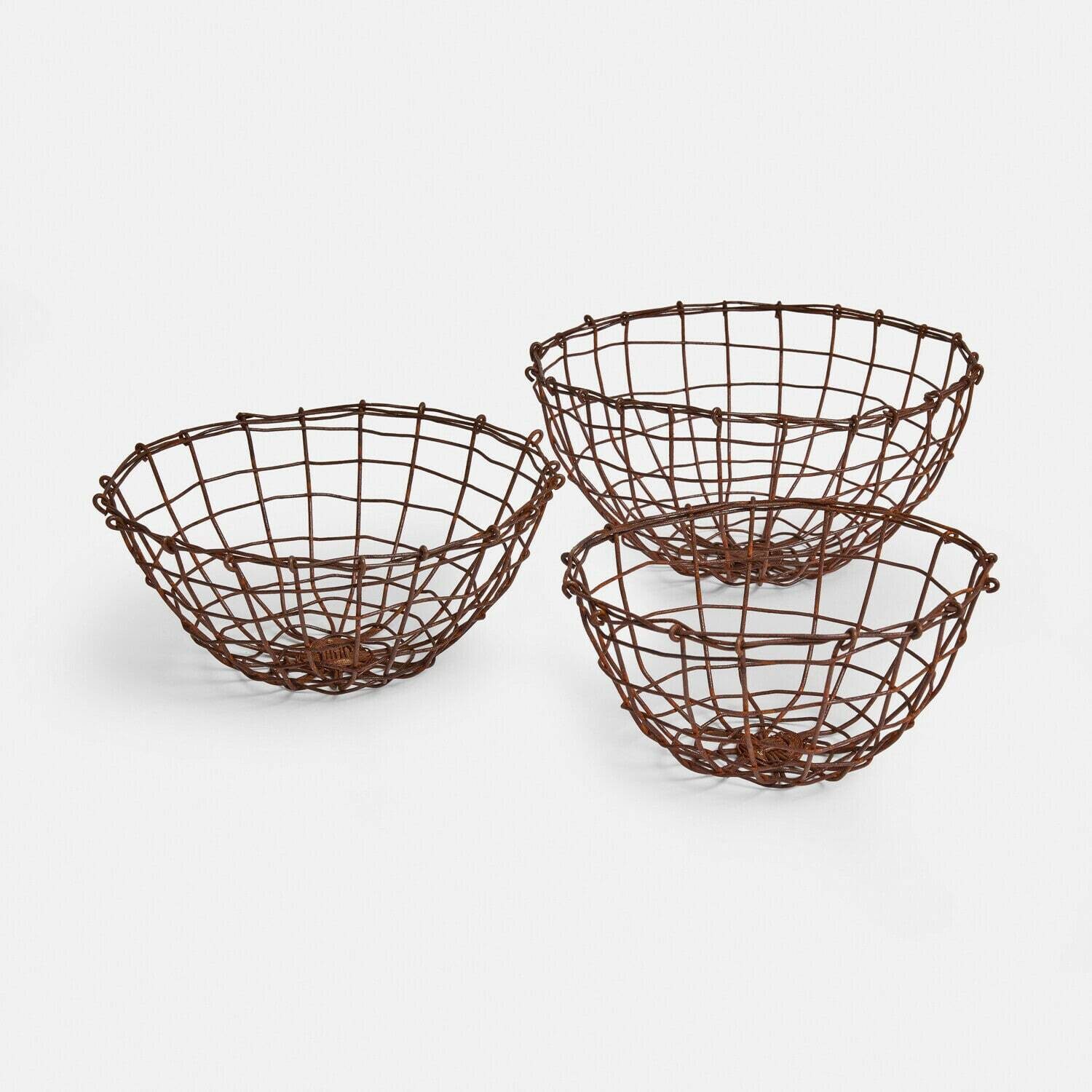 Mirabeau Dekokorb Korb 3er Set Brannora antikbraun (3er Set, 3er Set)